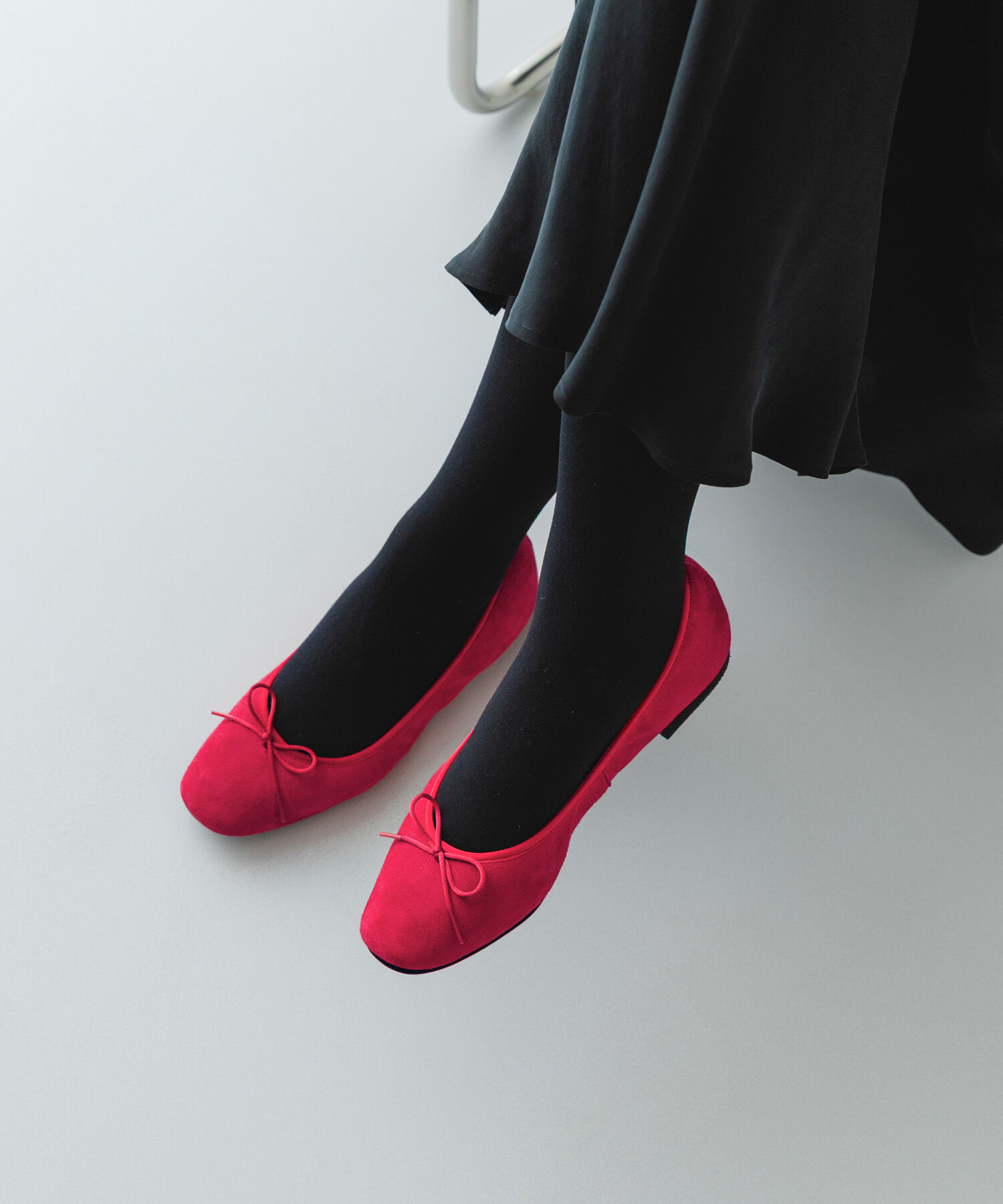 RODE SKO「『リアルレザー』シープスキンバレエシューズ」|バレエシューズ|