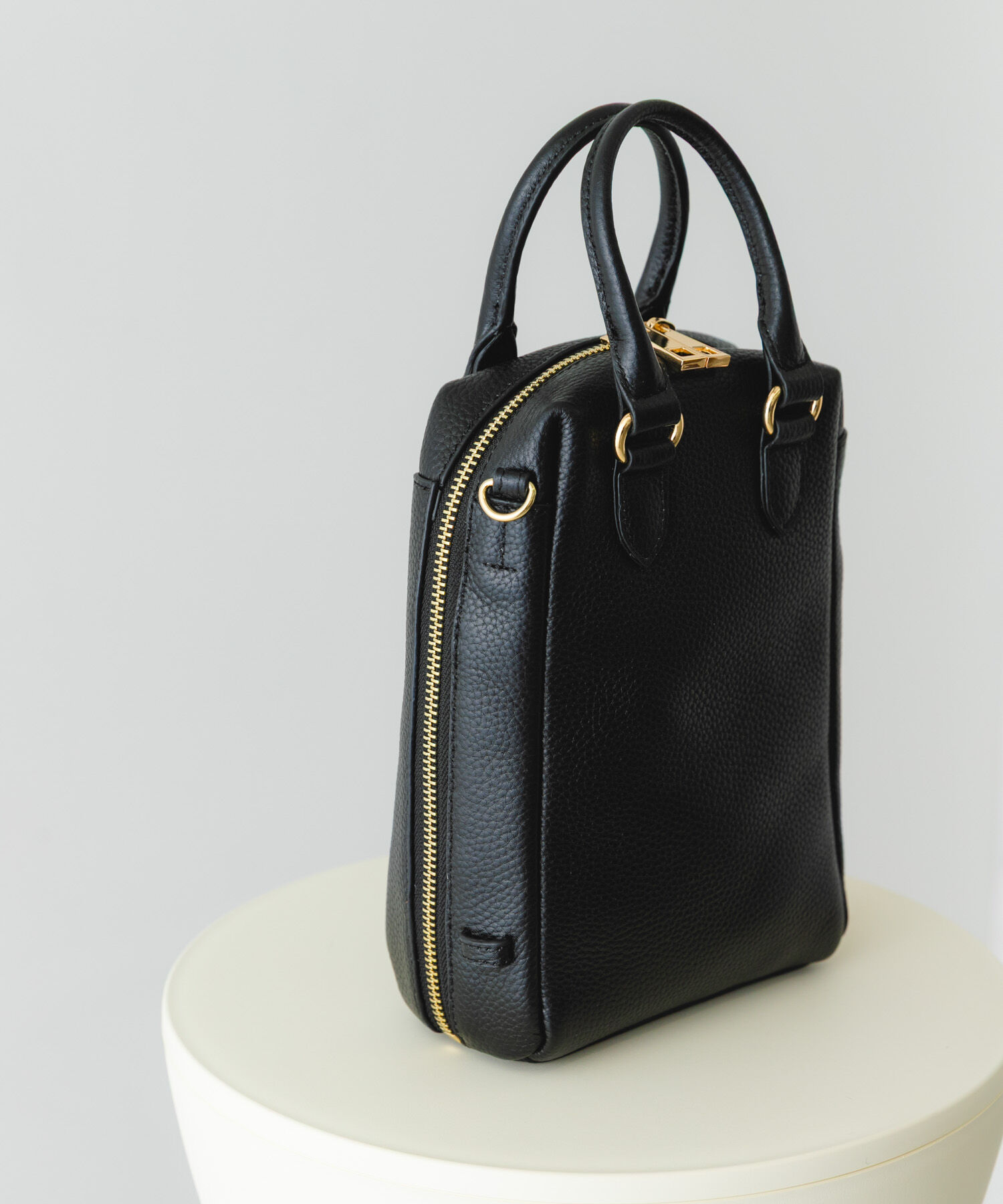 RODE SKO「『縦型』レザーミニボストンバッグ」|ボストンバッグ|