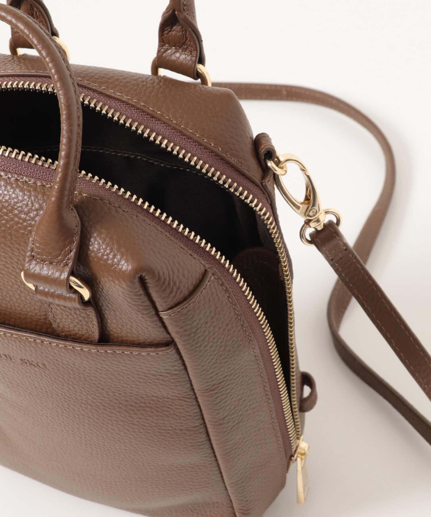 RODE SKO「『縦型』レザーミニボストンバッグ」|ボストンバッグ|