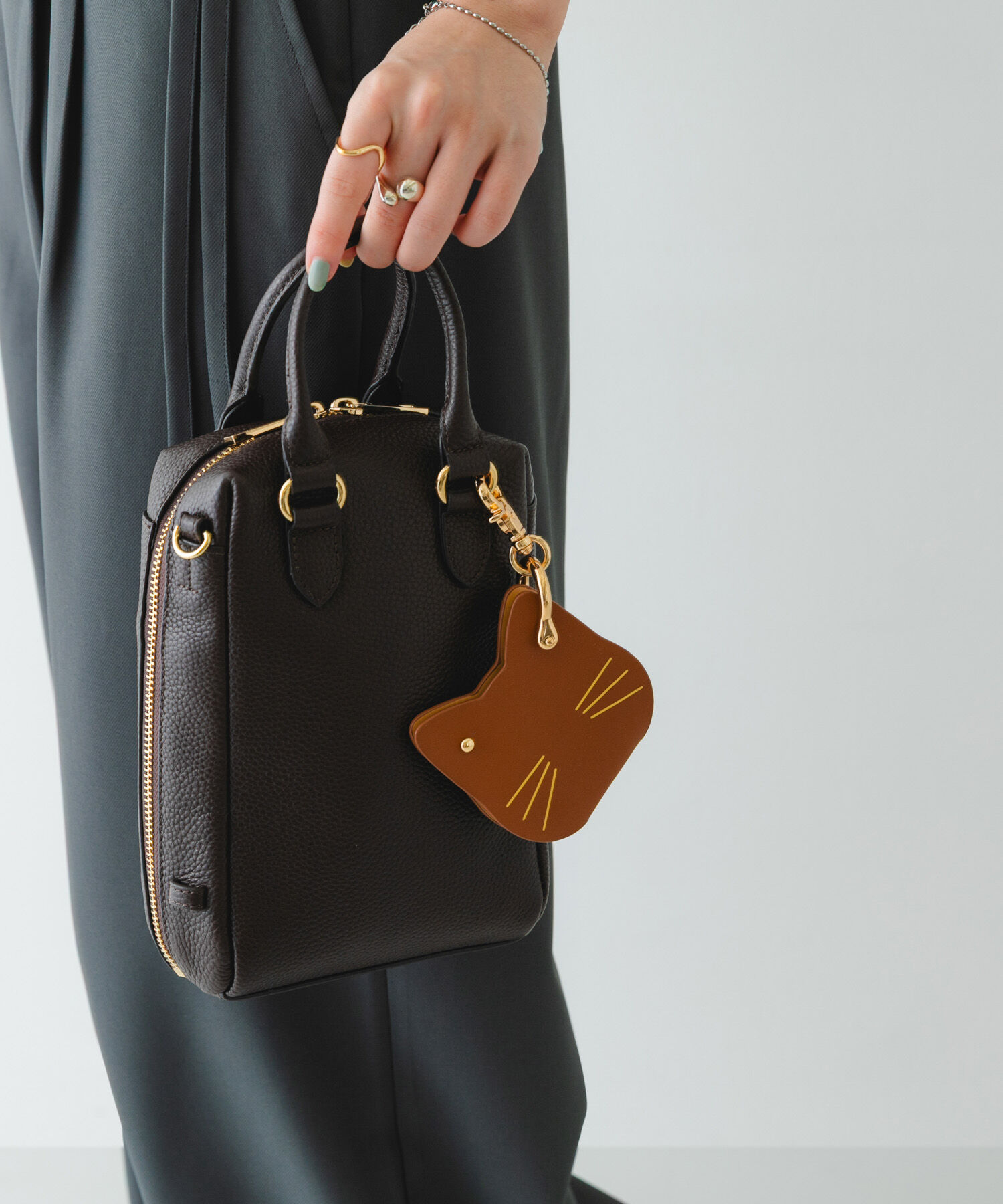 RODE SKO「『縦型』レザーミニボストンバッグ」|ボストンバッグ|