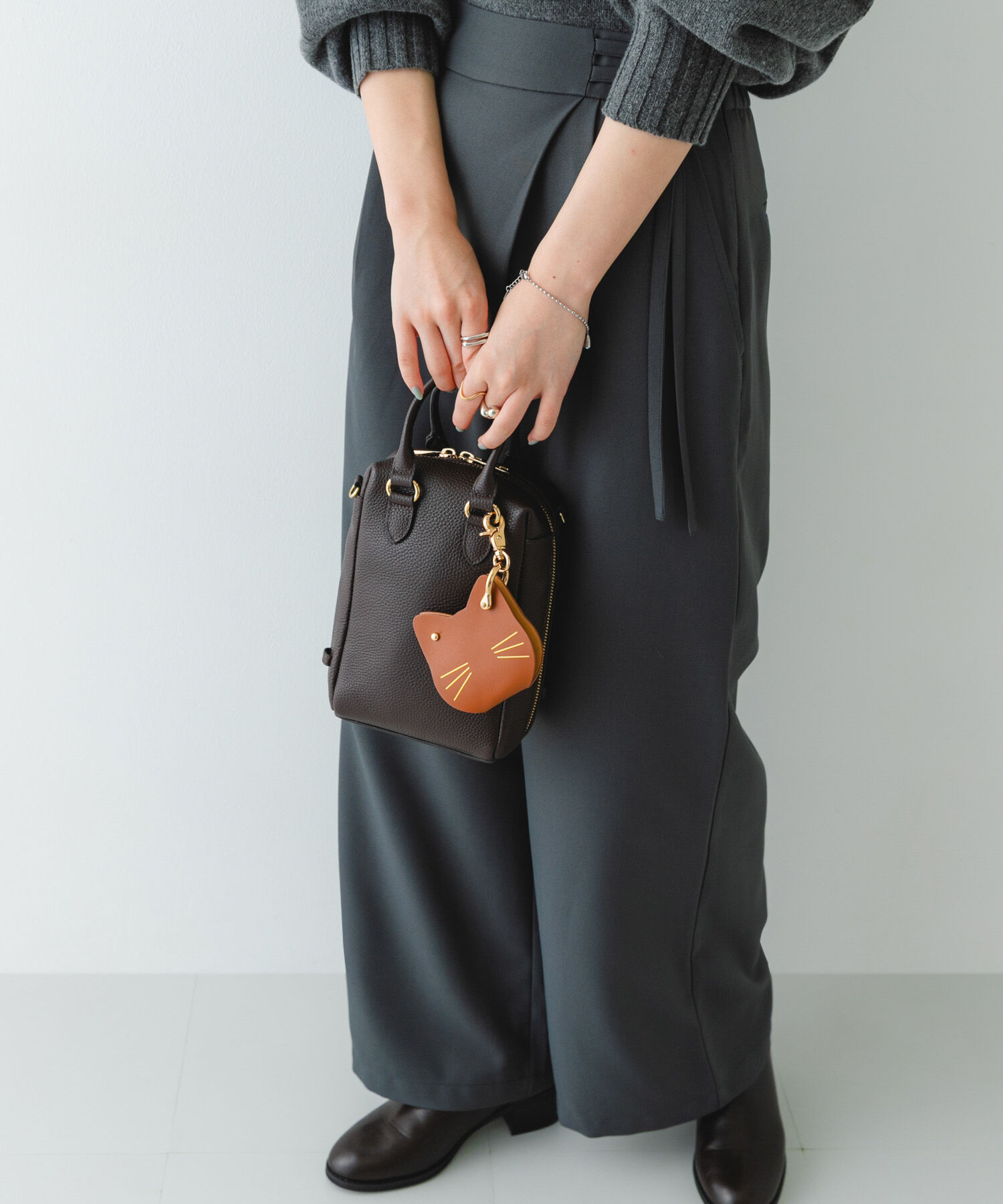 RODE SKO「『縦型』レザーミニボストンバッグ」|ボストンバッグ|