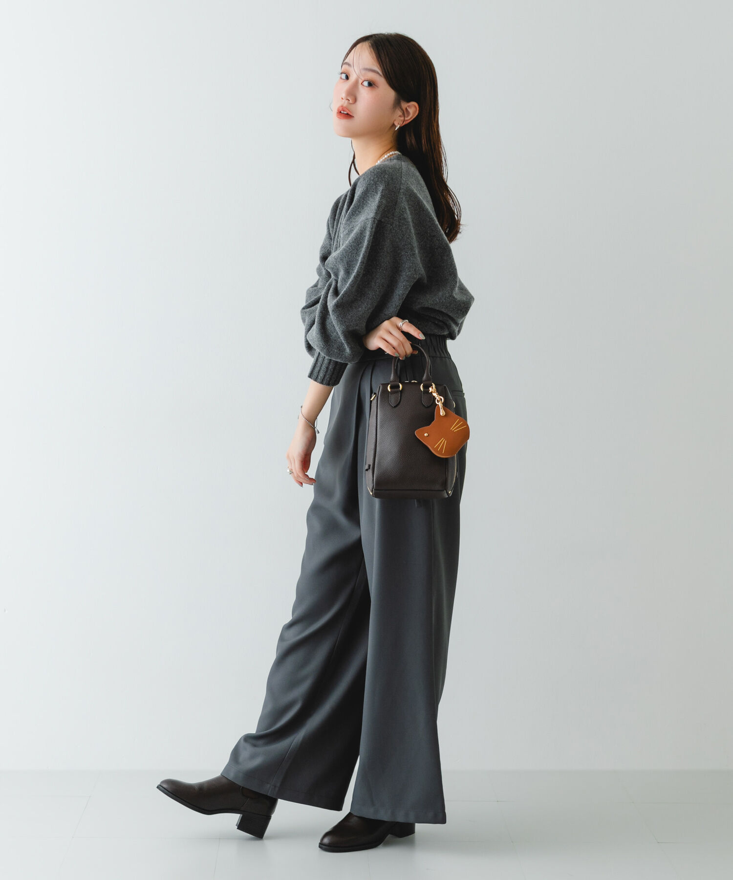 RODE SKO「『縦型』レザーミニボストンバッグ」|ボストンバッグ|