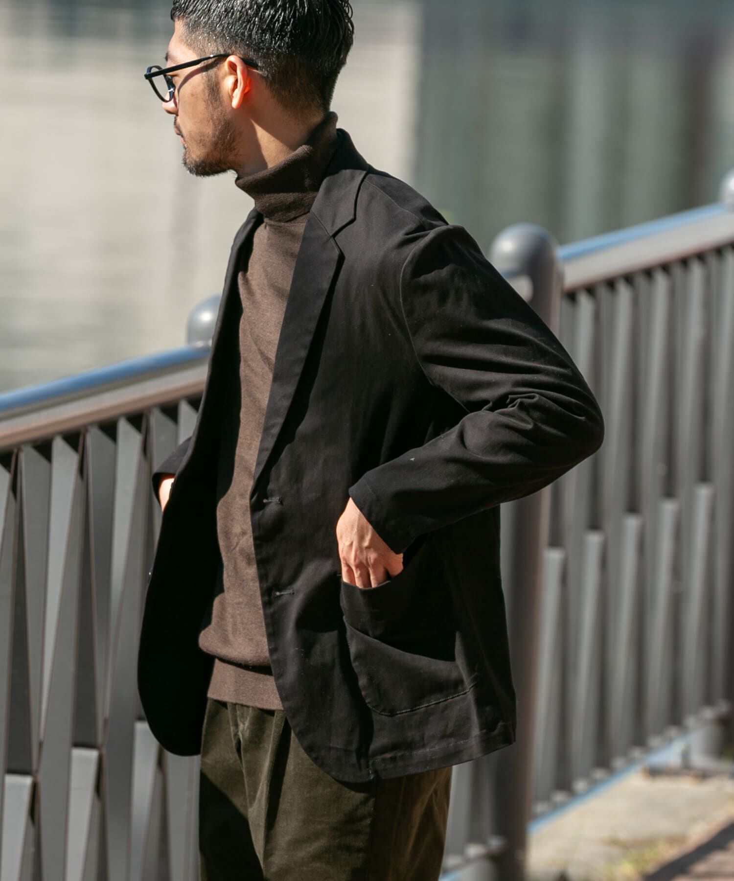 URBAN RESEARCH ROSSO「『XLサイズあり』ピーチツイルストレッチシングルジャケット」|その他|