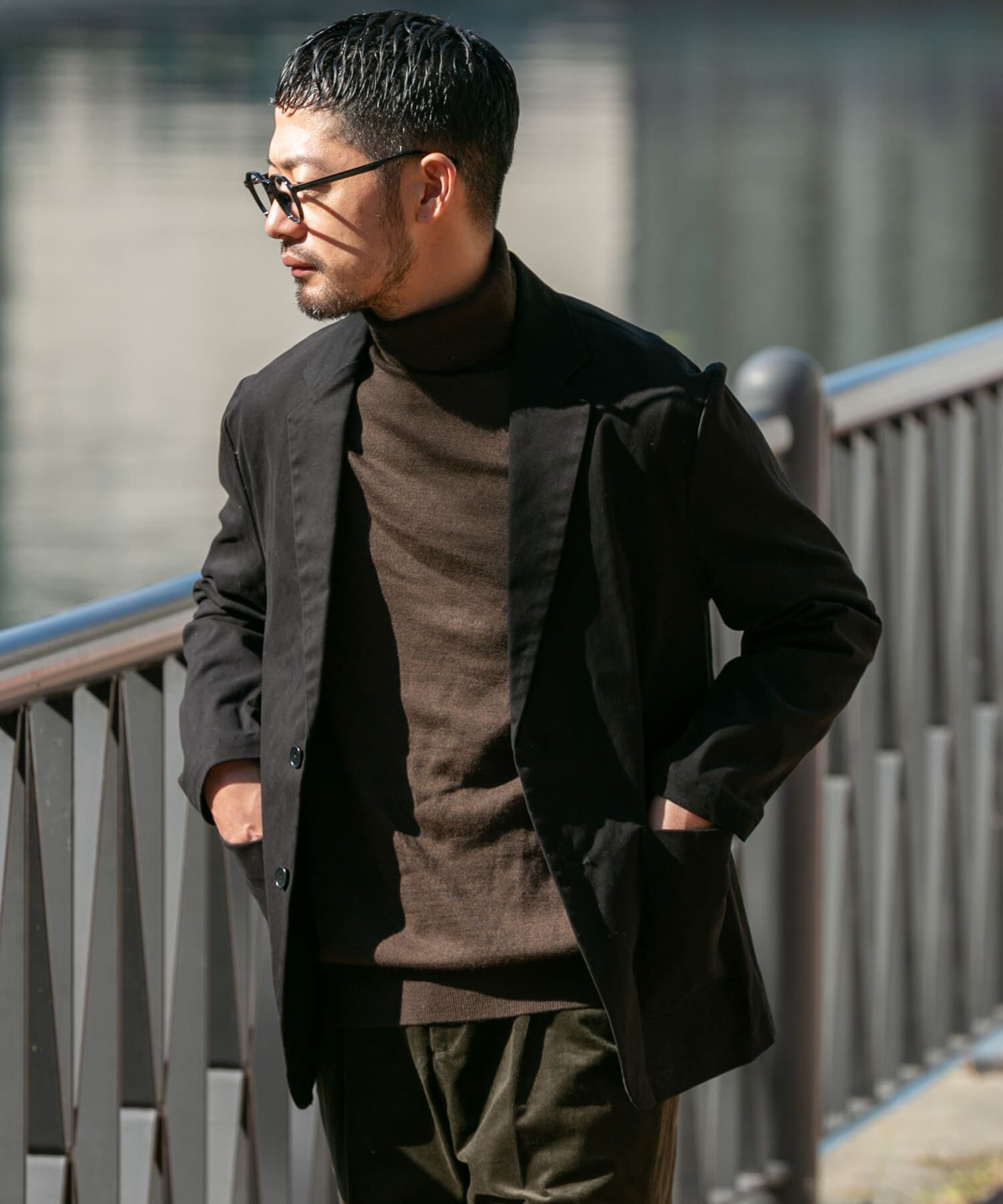 URBAN RESEARCH ROSSO「『XLサイズあり』ピーチツイルストレッチシングルジャケット」|その他|