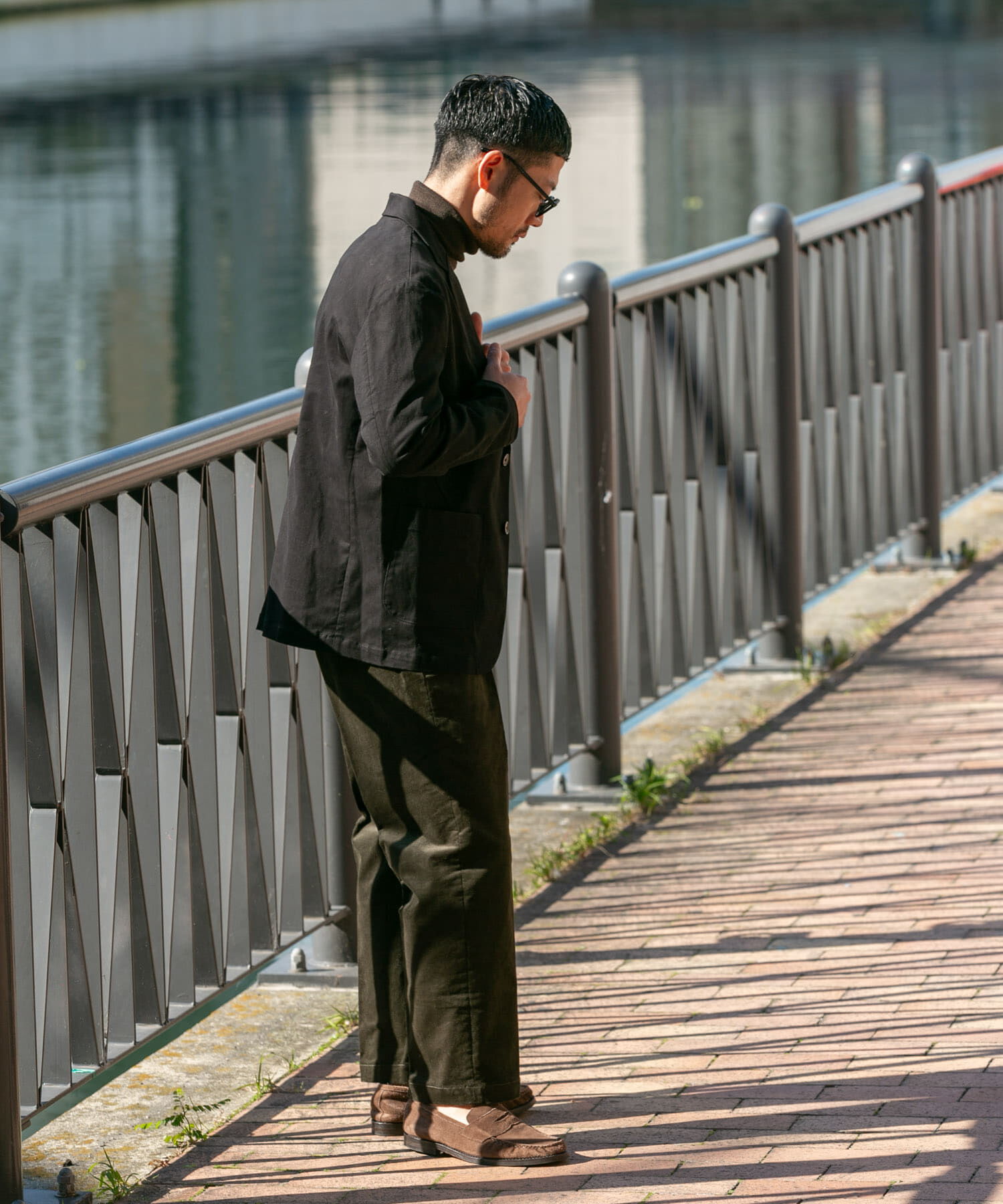 URBAN RESEARCH ROSSO「『XLサイズあり』ピーチツイルストレッチシングルジャケット」|その他|