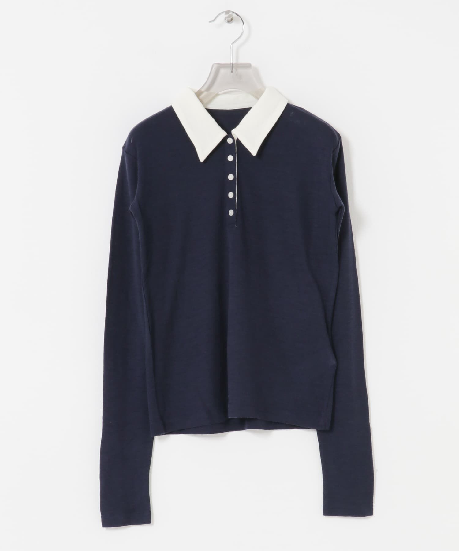 URBAN RESEARCH「ウールジャージーポロ衿トップス」|ニット・セーター|