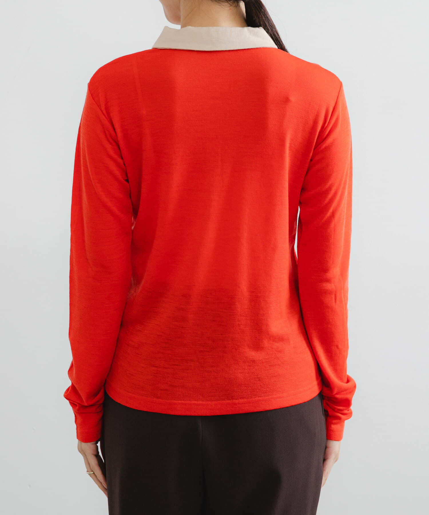 URBAN RESEARCH「ウールジャージーポロ衿トップス」|ニット・セーター|