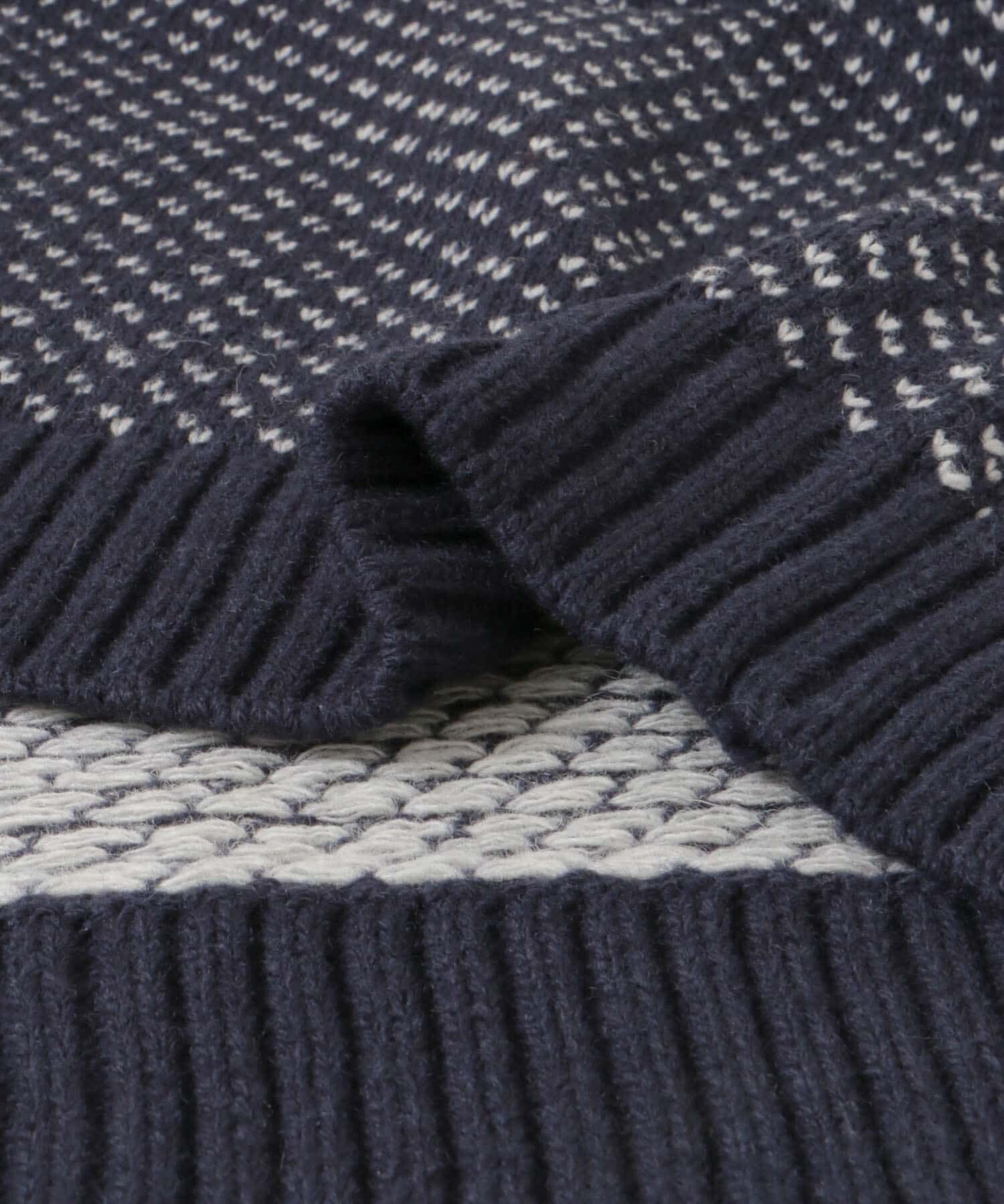 URBAN RESEARCH ROSSO「『XLサイズあり』バーズアイ柄クルーネックニット」|ニット・セーター|