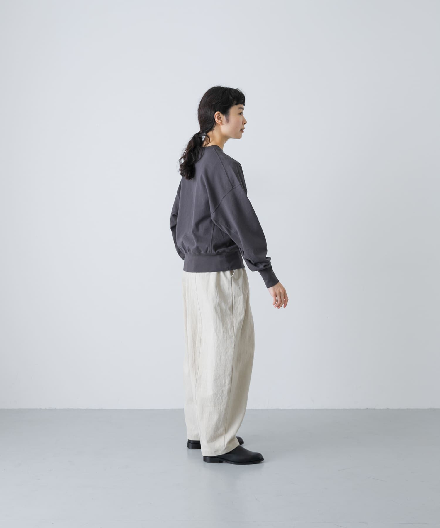 かぐれ「オープンエンドクルーネックプルオーバー」|Tシャツ・カットソー|