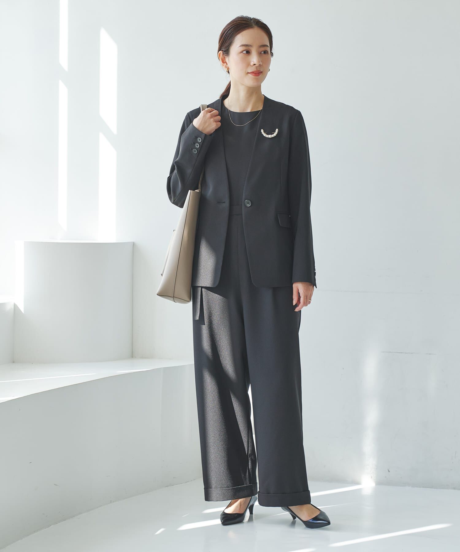 URBAN RESEARCH「『セットアップ対応』ノーカラージャケット」|ノーカラージャケット|