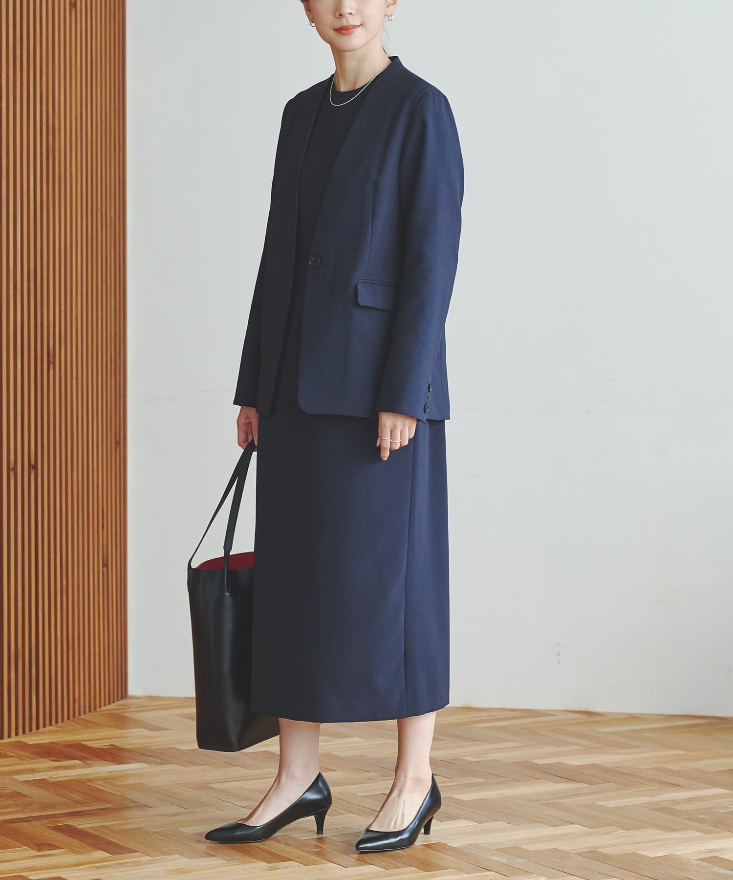 URBAN RESEARCH「『セットアップ対応』ノーカラージャケット」|ノーカラージャケット|