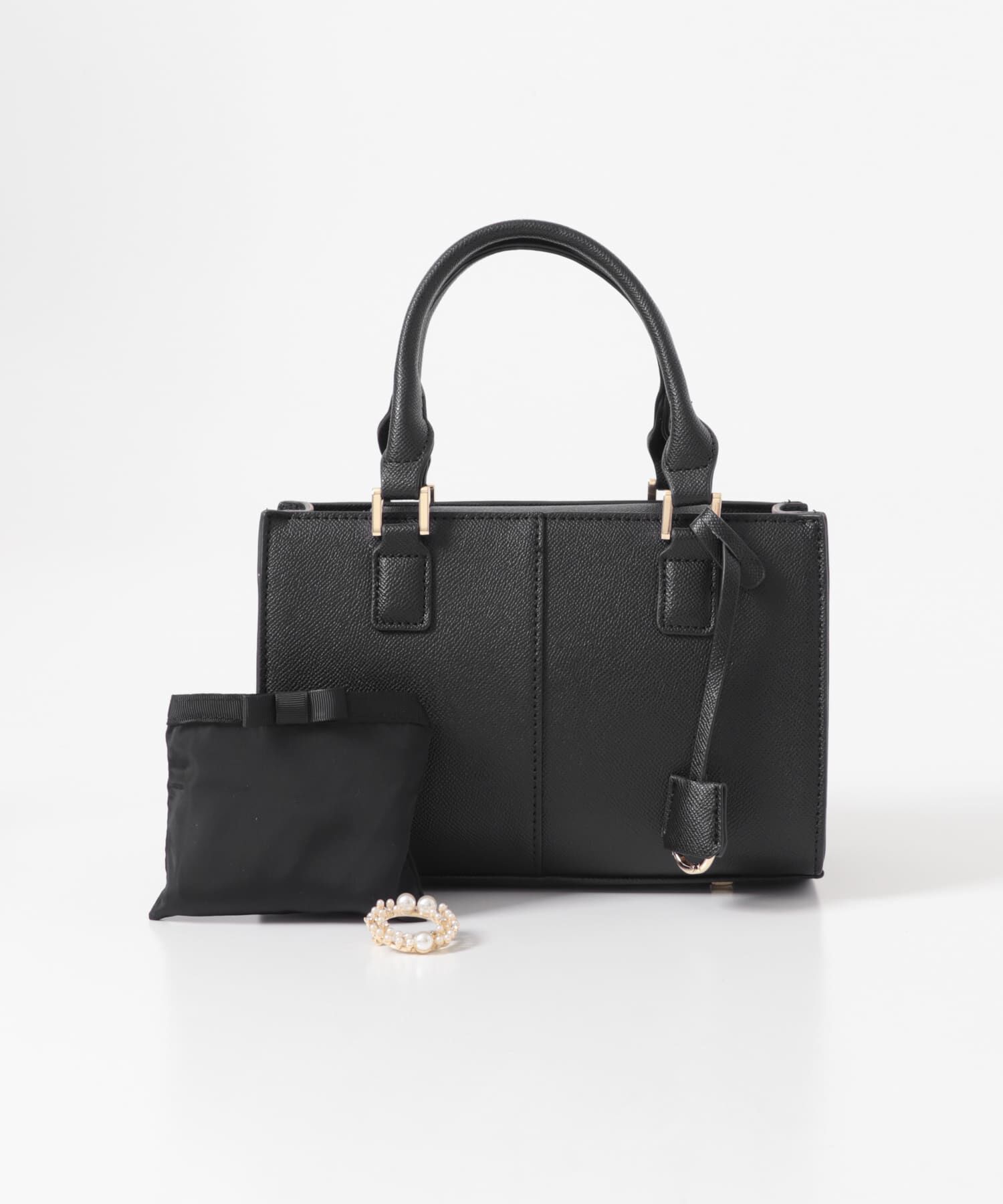 RODE SKO「3セットチャームスクエアバッグ」|ハンドバッグ|