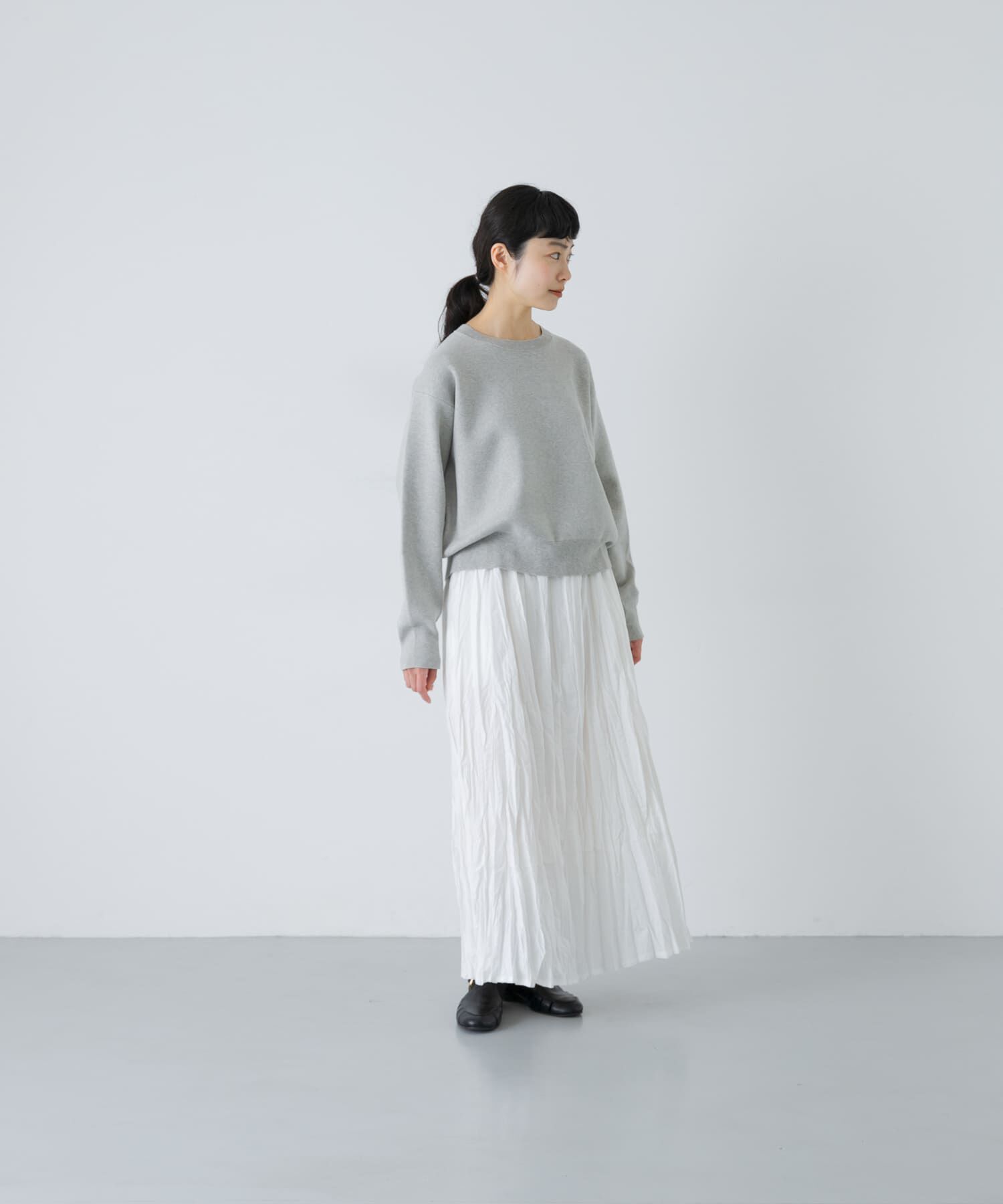 かぐれ「コットンクリンクルスカート」|スカート|