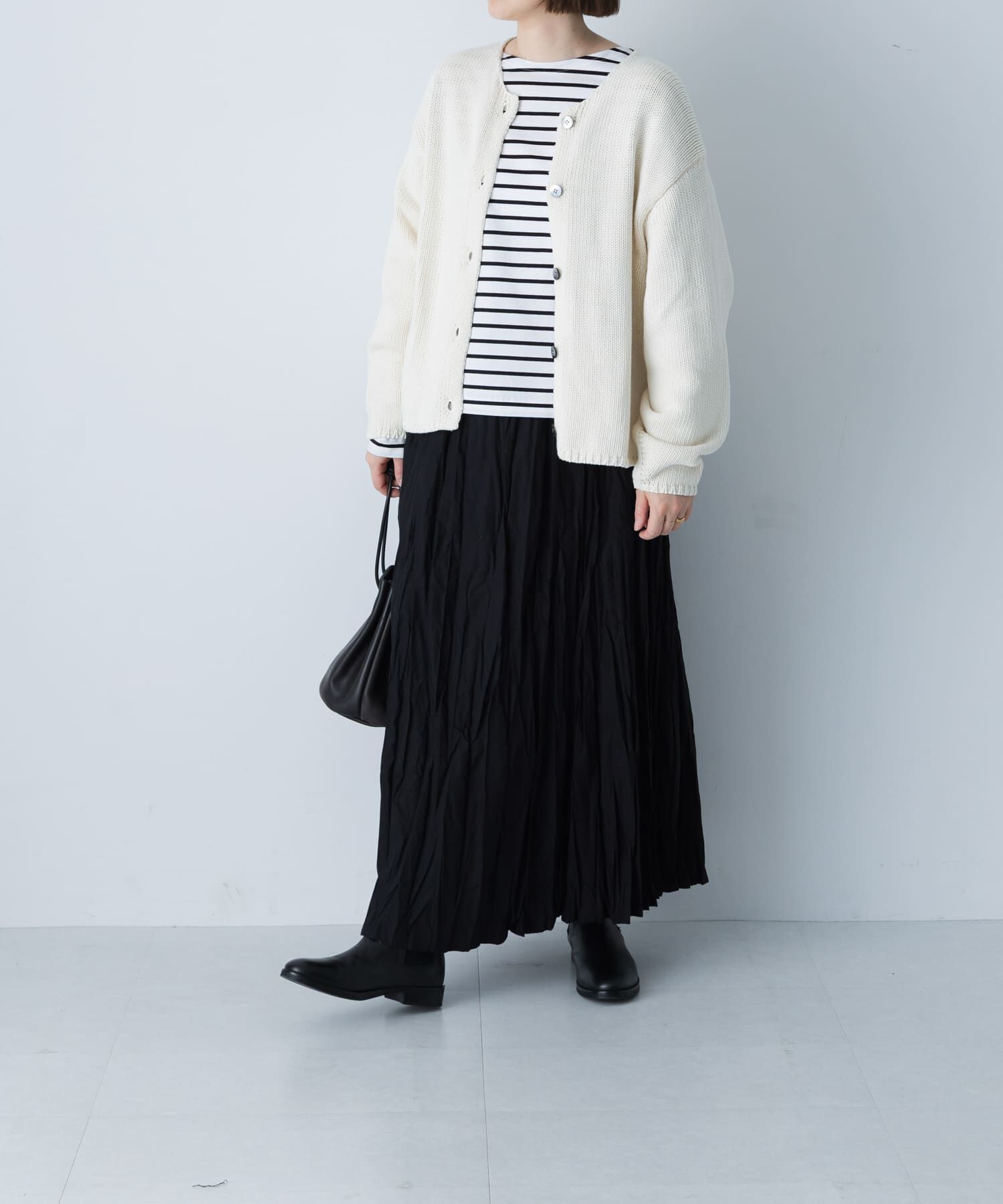 かぐれ「コットンクリンクルスカート」|スカート|