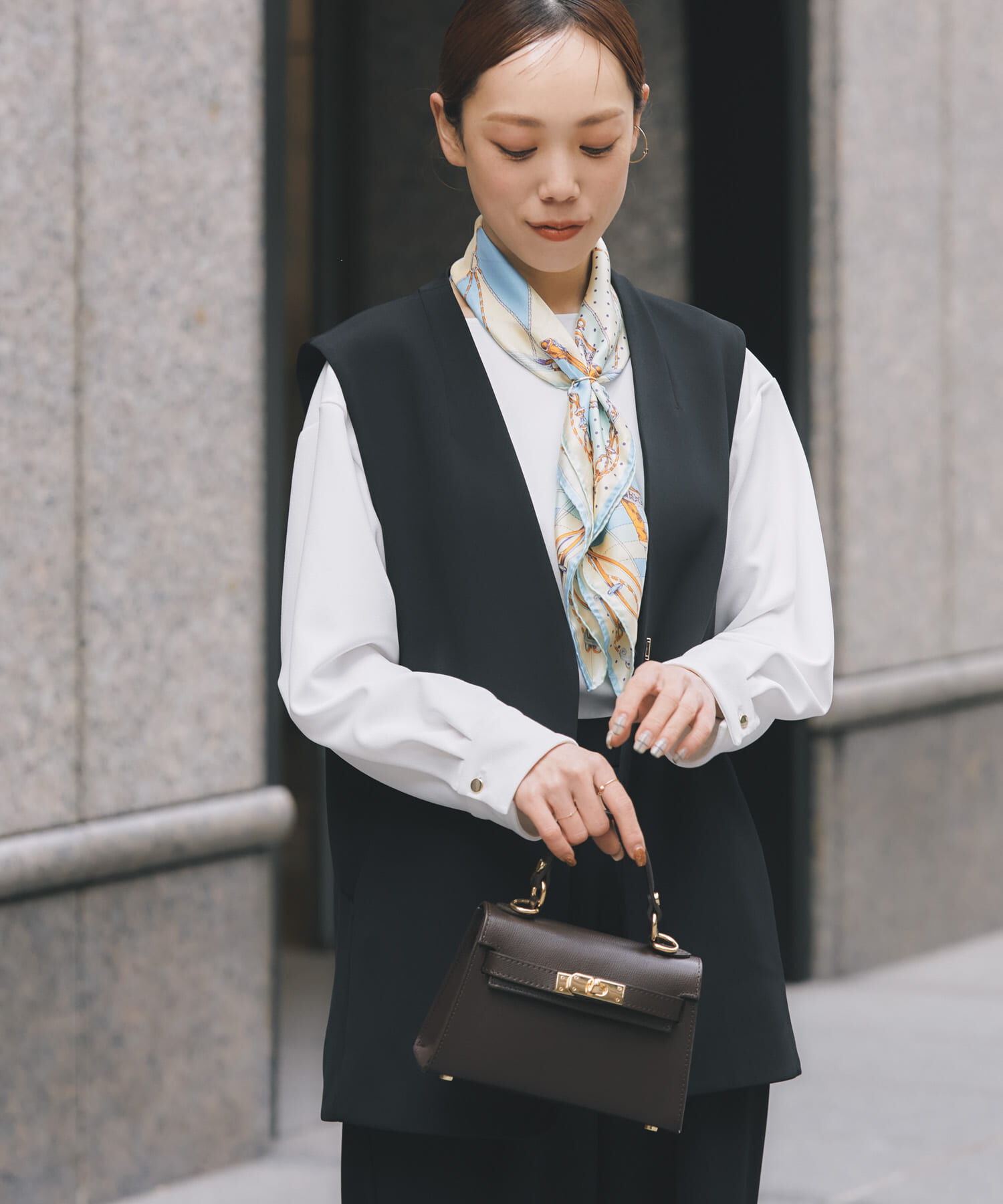 URBAN RESEARCH ROSSO「ストレッチツイルジレ」|ベスト・ジレ|