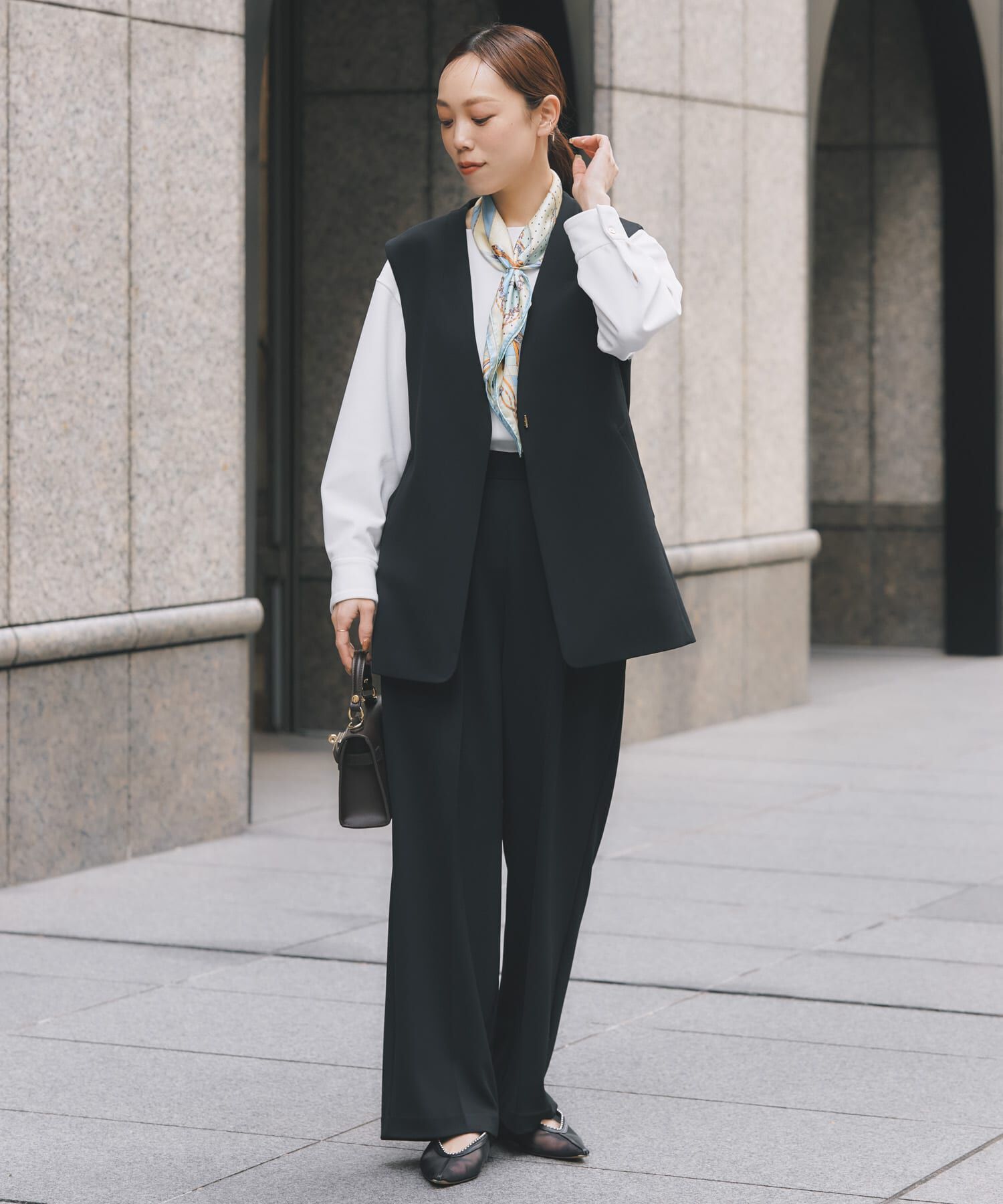 URBAN RESEARCH ROSSO「ストレッチツイルジレ」|ベスト・ジレ|