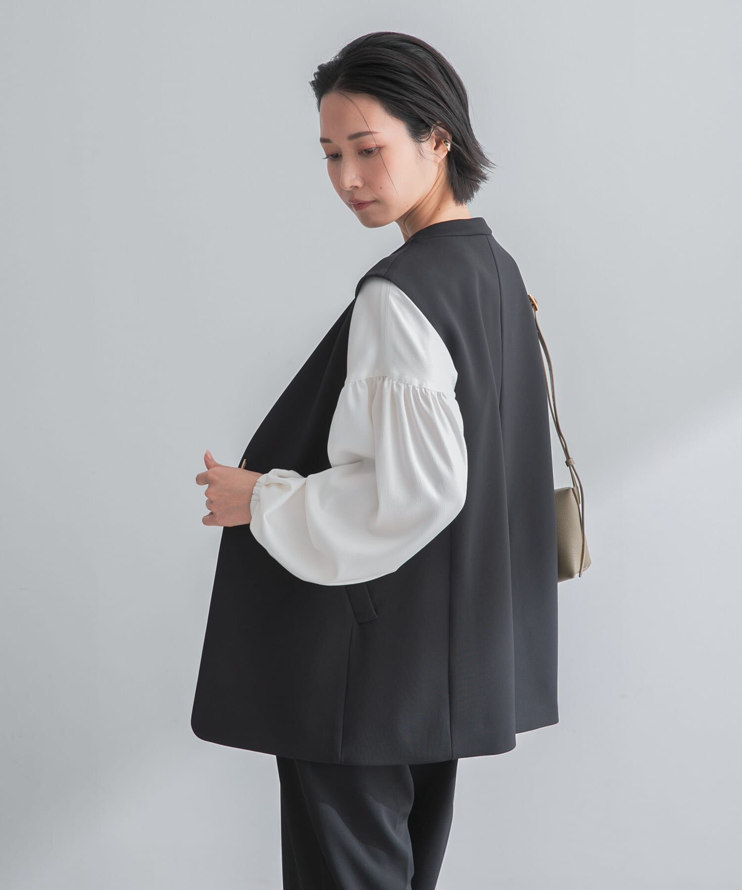 URBAN RESEARCH ROSSO「ストレッチツイルジレ」|ベスト・ジレ|