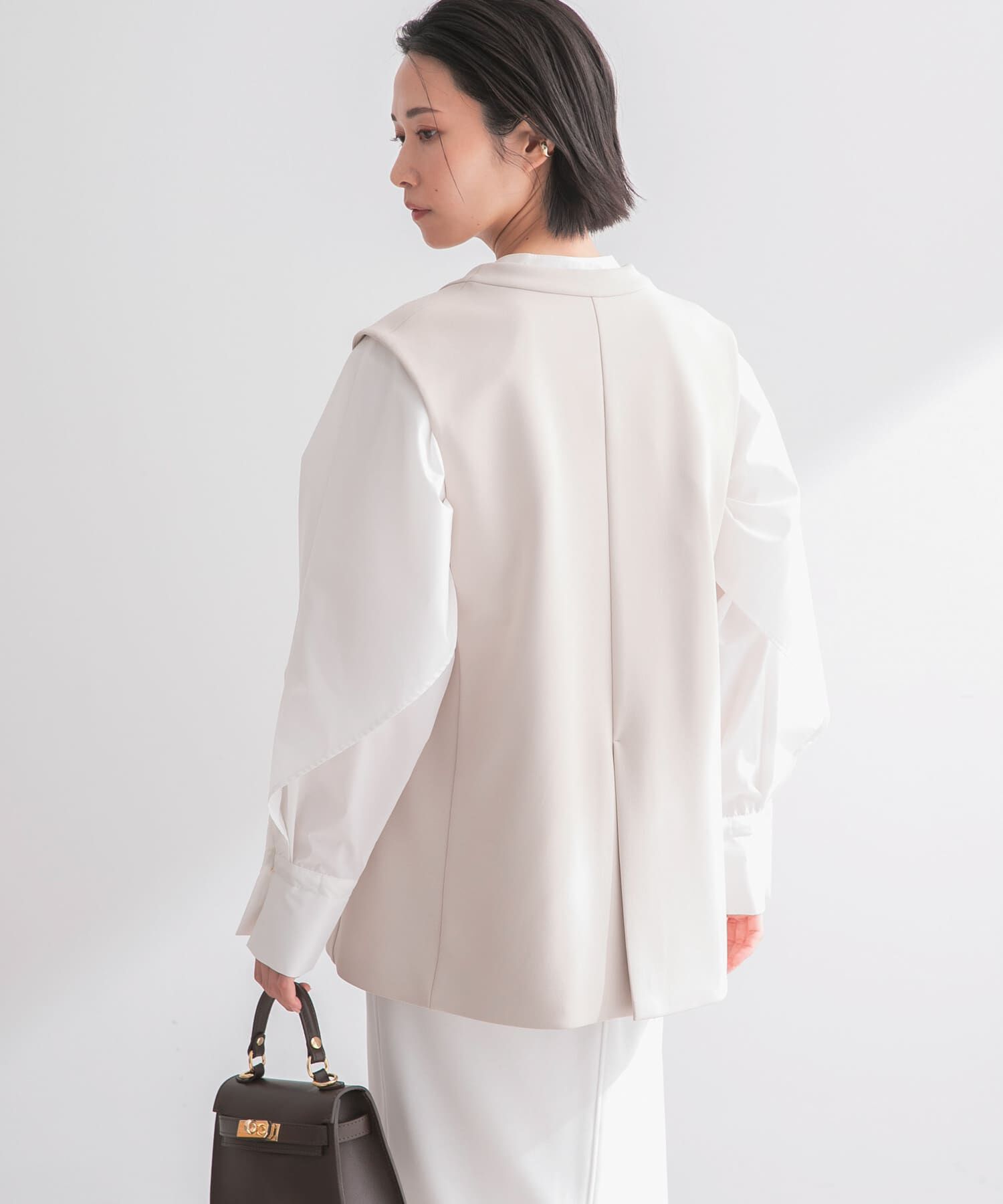 URBAN RESEARCH ROSSO「ストレッチツイルジレ」|ベスト・ジレ|