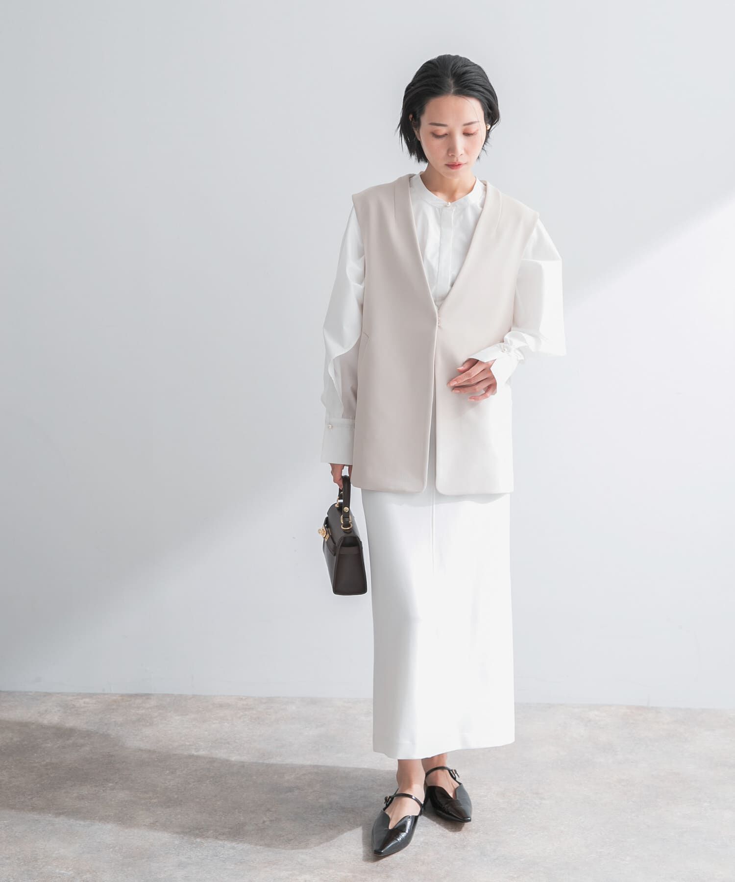 URBAN RESEARCH ROSSO「ストレッチツイルジレ」|ベスト・ジレ|