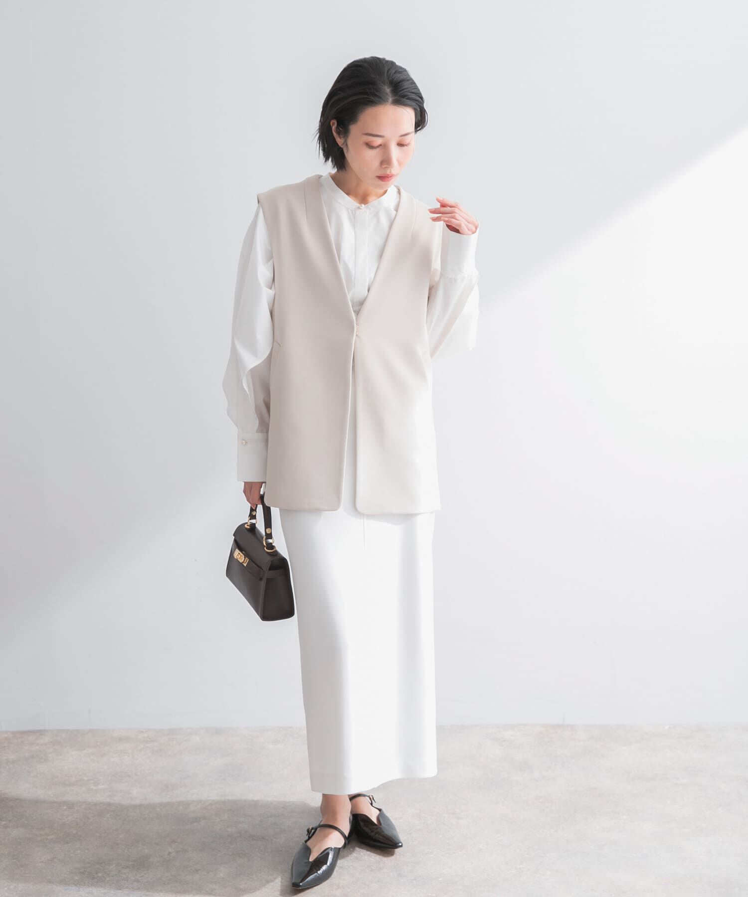 URBAN RESEARCH ROSSO「ストレッチツイルジレ」|ベスト・ジレ|