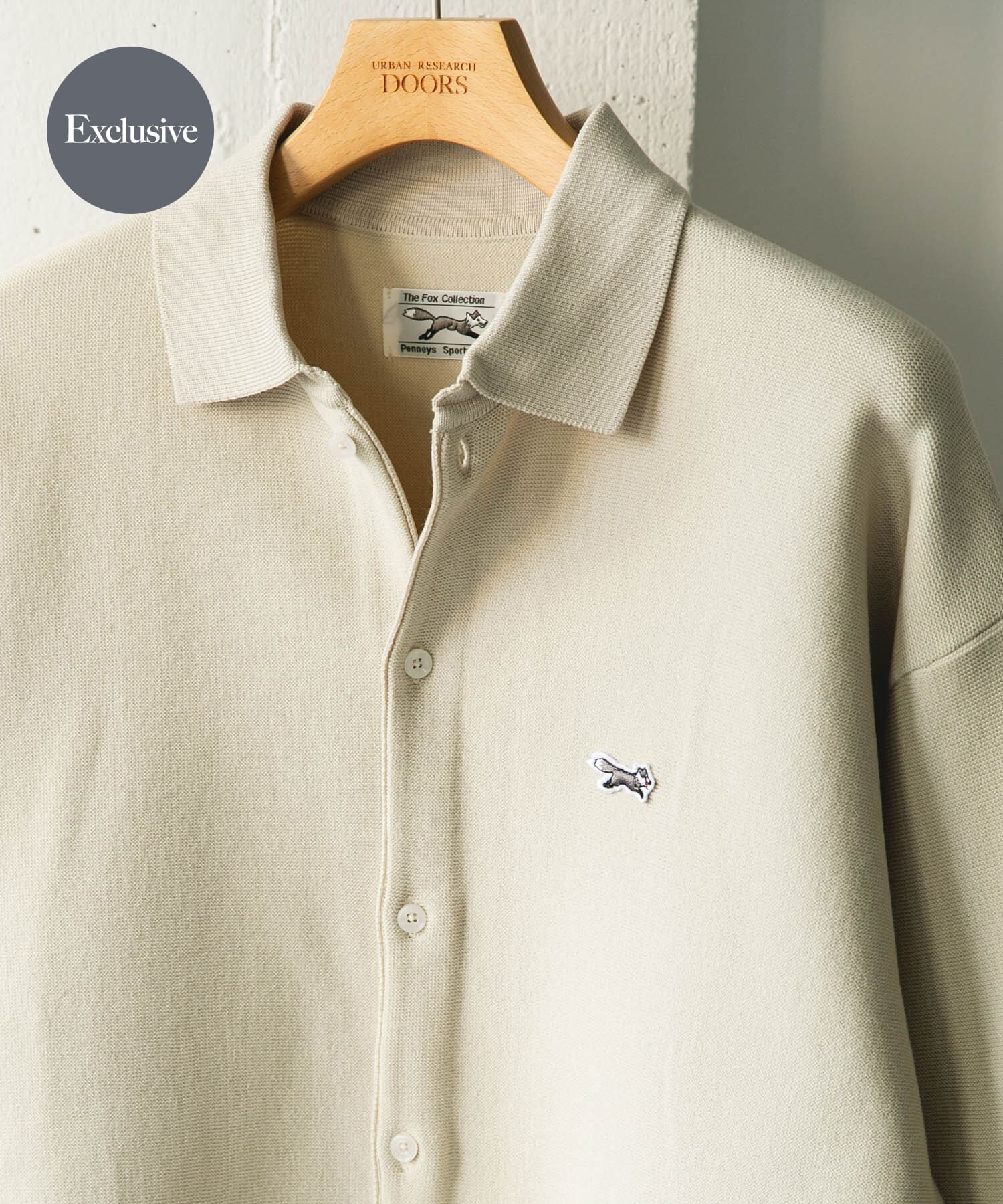 URBAN RESEARCH DOORS「『別注』PENNEYS&times;DOORS　THE FOX シャツカーディガン」|カーディガン|アイボリー