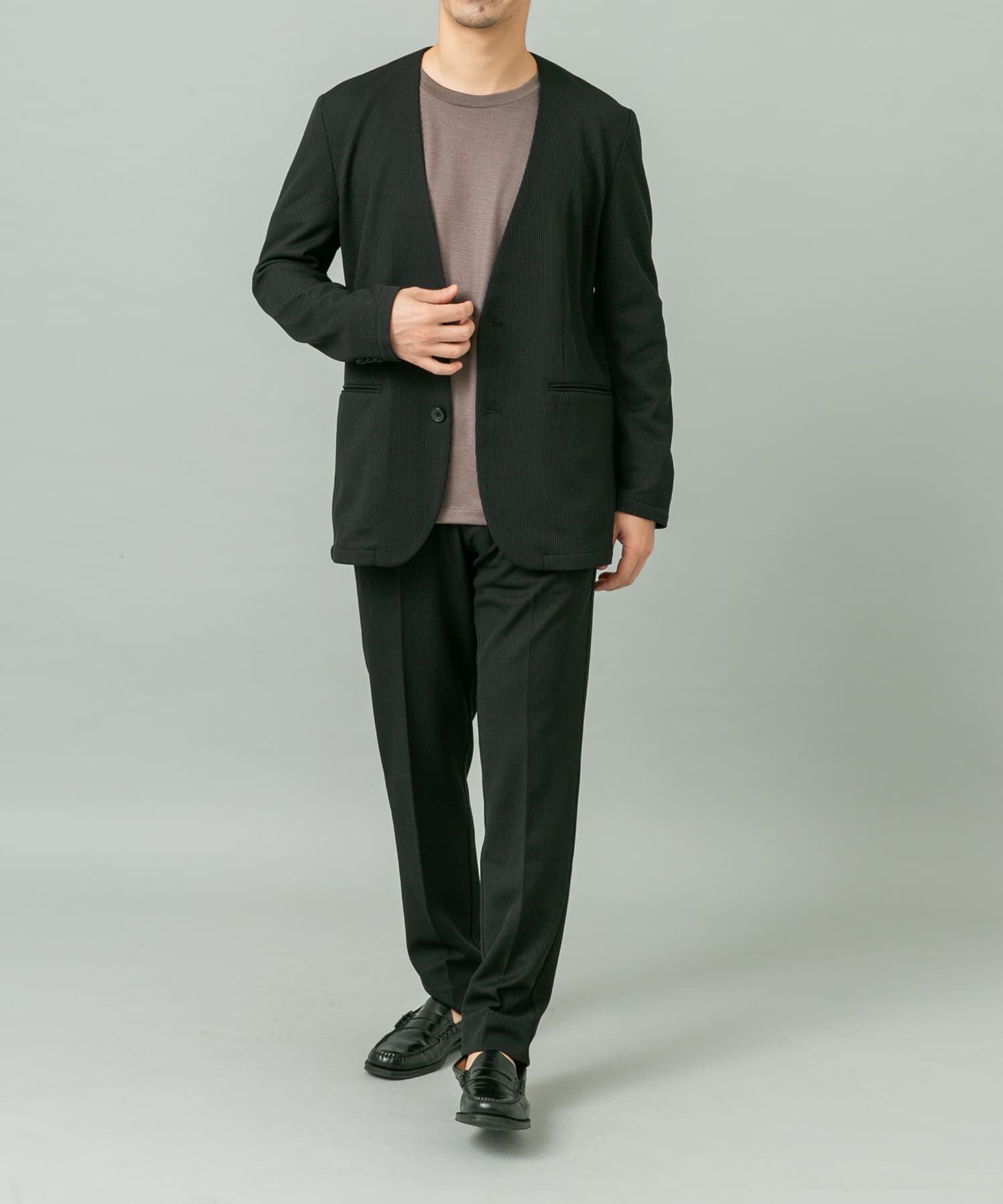 URBAN RESEARCH ROSSO「『セットアップ対応』『速乾』シリウスノーカラージャケット」|ノーカラージャケット|