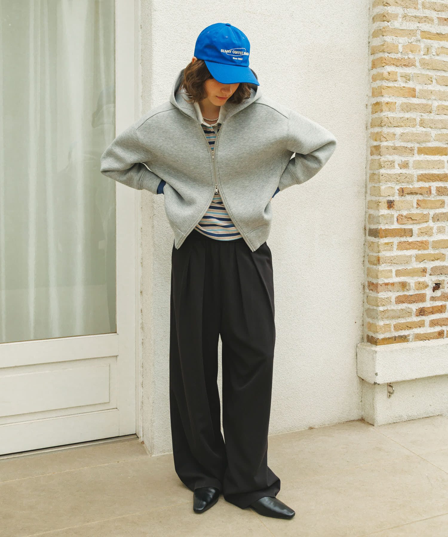 Sonny Label 「ダンボールZIPコクーンフーディー」|パーカー|