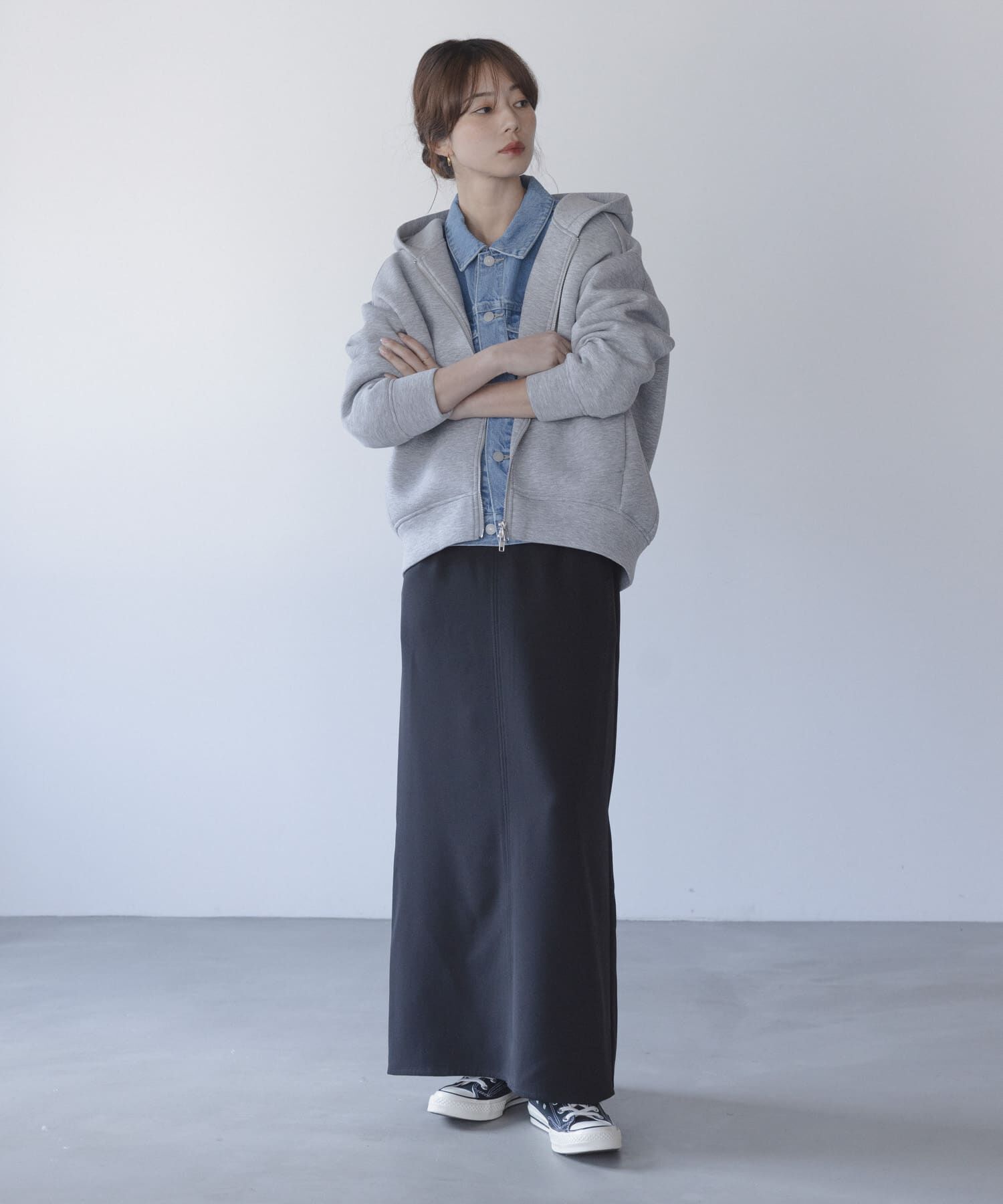 Sonny Label 「ダンボールZIPコクーンフーディー」|パーカー|