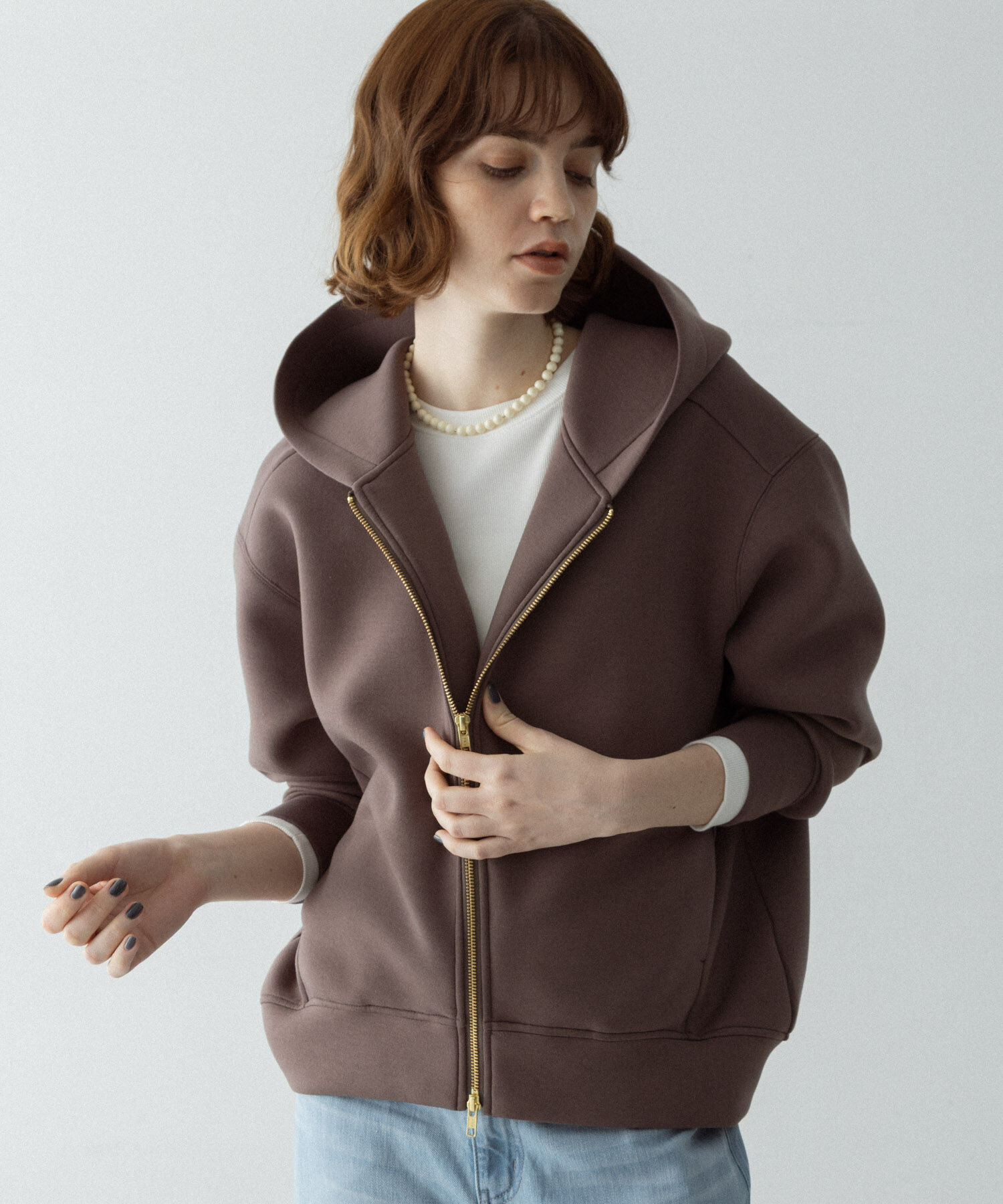 Sonny Label 「ダンボールZIPコクーンフーディー」|パーカー|