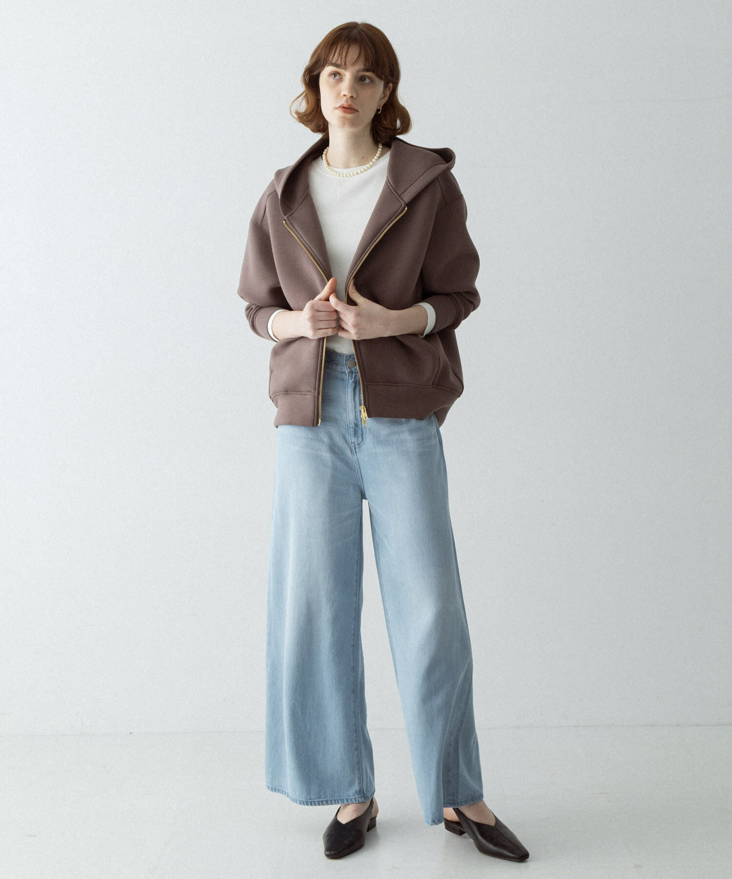 Sonny Label 「ダンボールZIPコクーンフーディー」|パーカー|