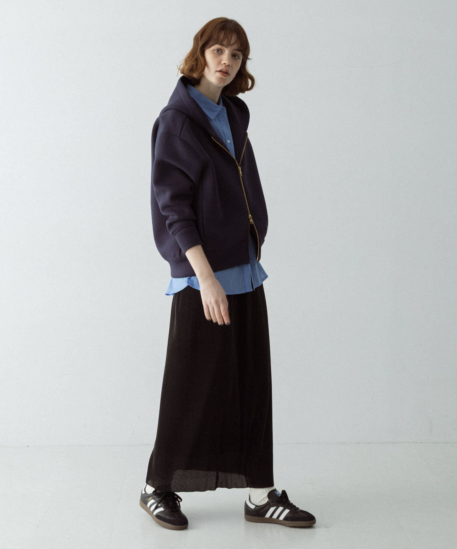 Sonny Label 「ダンボールZIPコクーンフーディー」|パーカー|