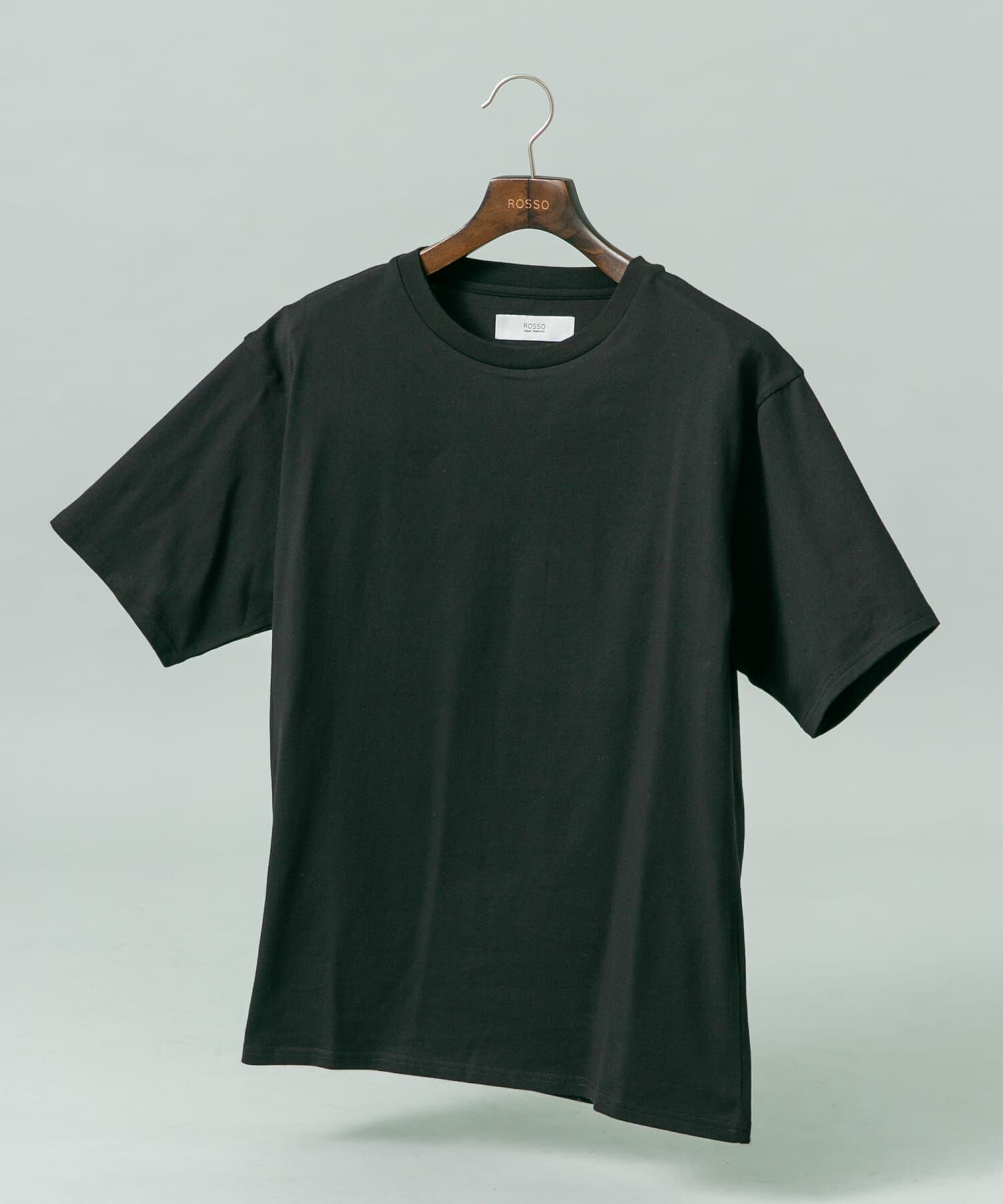 URBAN RESEARCH ROSSO「『XLサイズあり』『UR TECH』汗ジミ防止クルーネックTシャツ」|Tシャツ・カットソー|ブラック