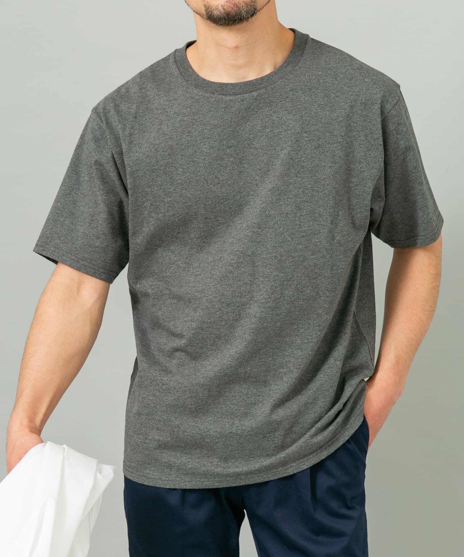 URBAN RESEARCH ROSSO「『XLサイズあり』『UR TECH』汗ジミ防止クルーネックTシャツ」|Tシャツ・カットソー|