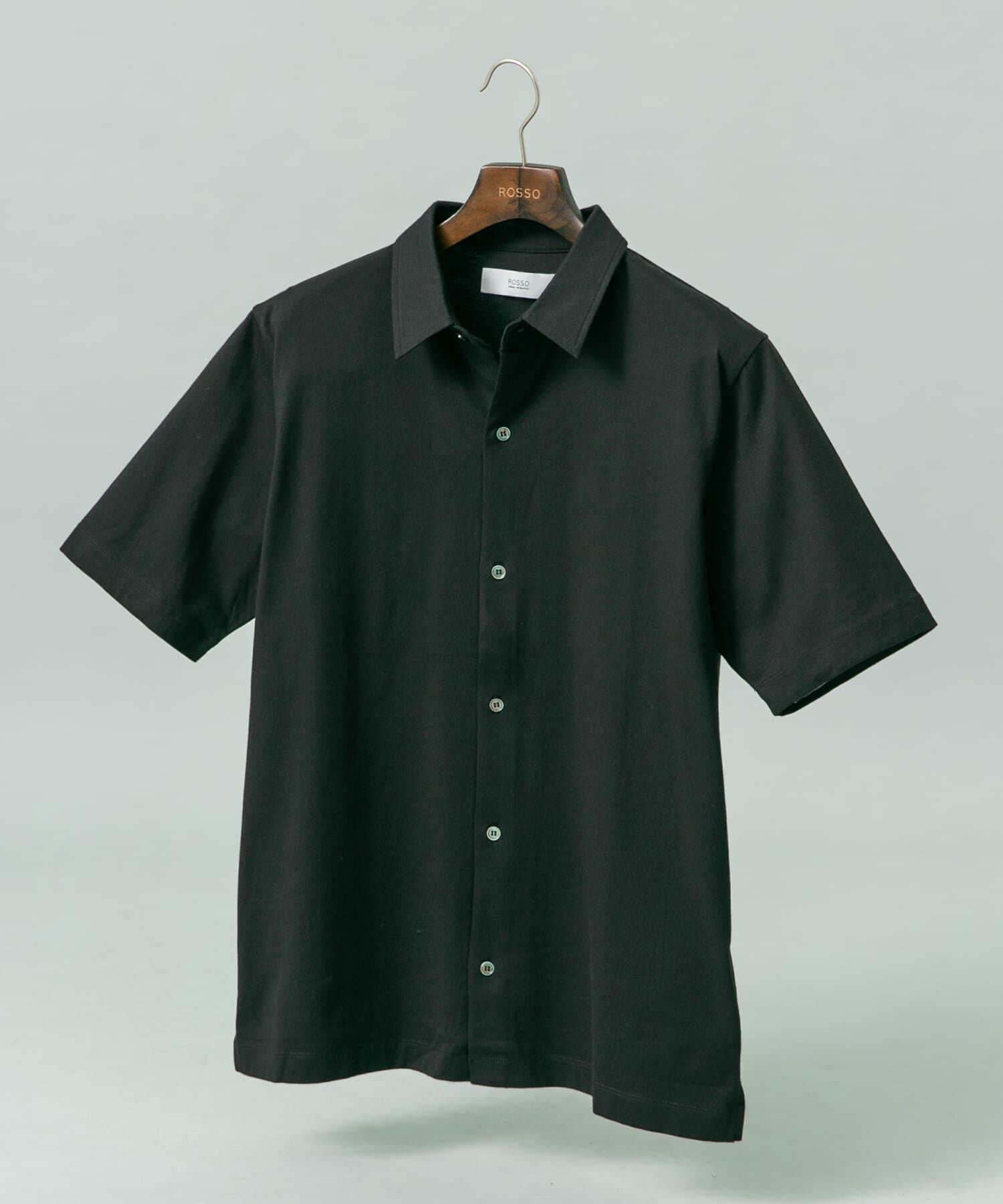 URBAN RESEARCH ROSSO「『XLサイズあり』『UR TECH』汗ジミ防止レギュラーシャツ」|シャツ・ブラウス|ブラック