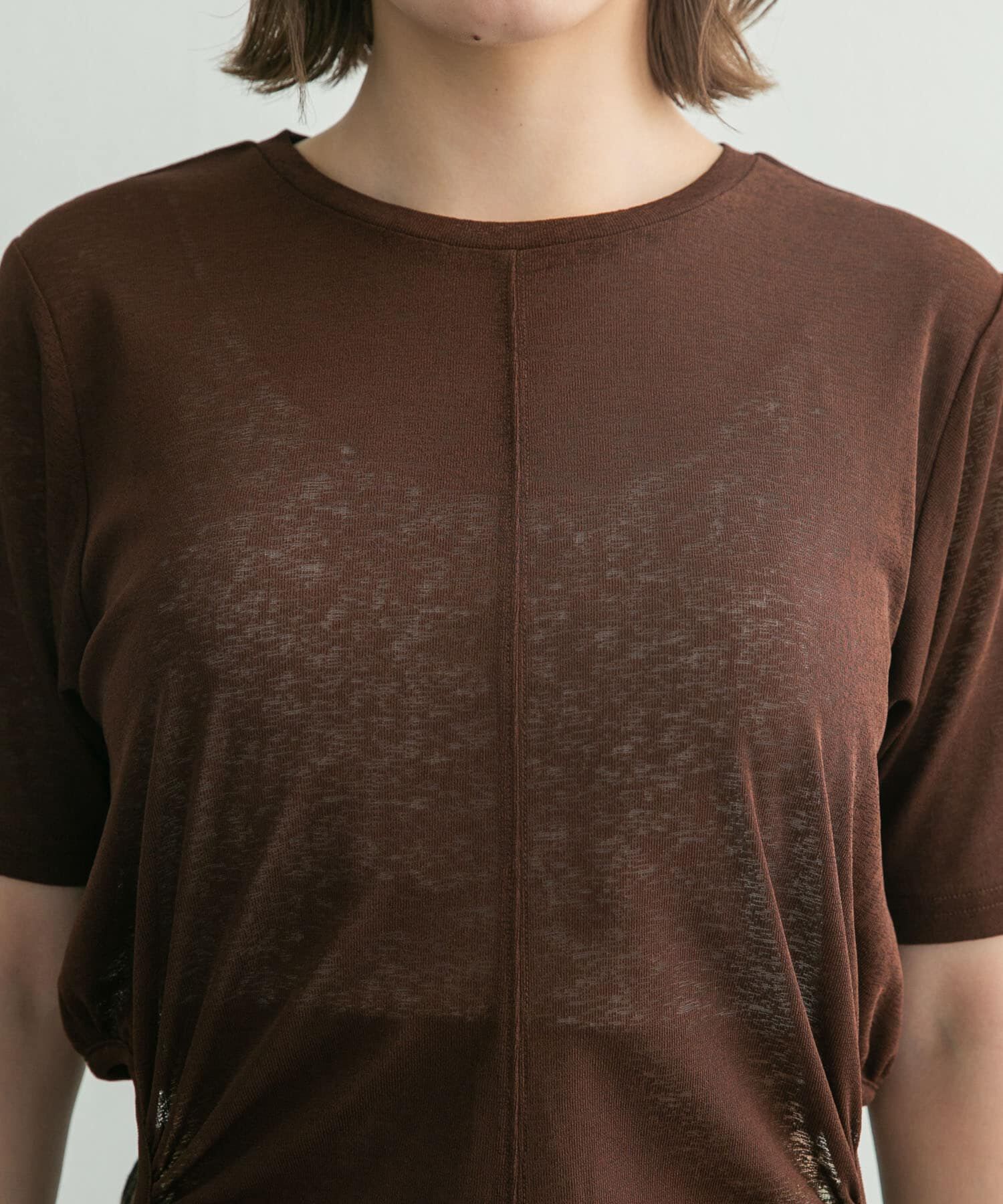  「サイドオープンカットソー」|Tシャツ・カットソー|