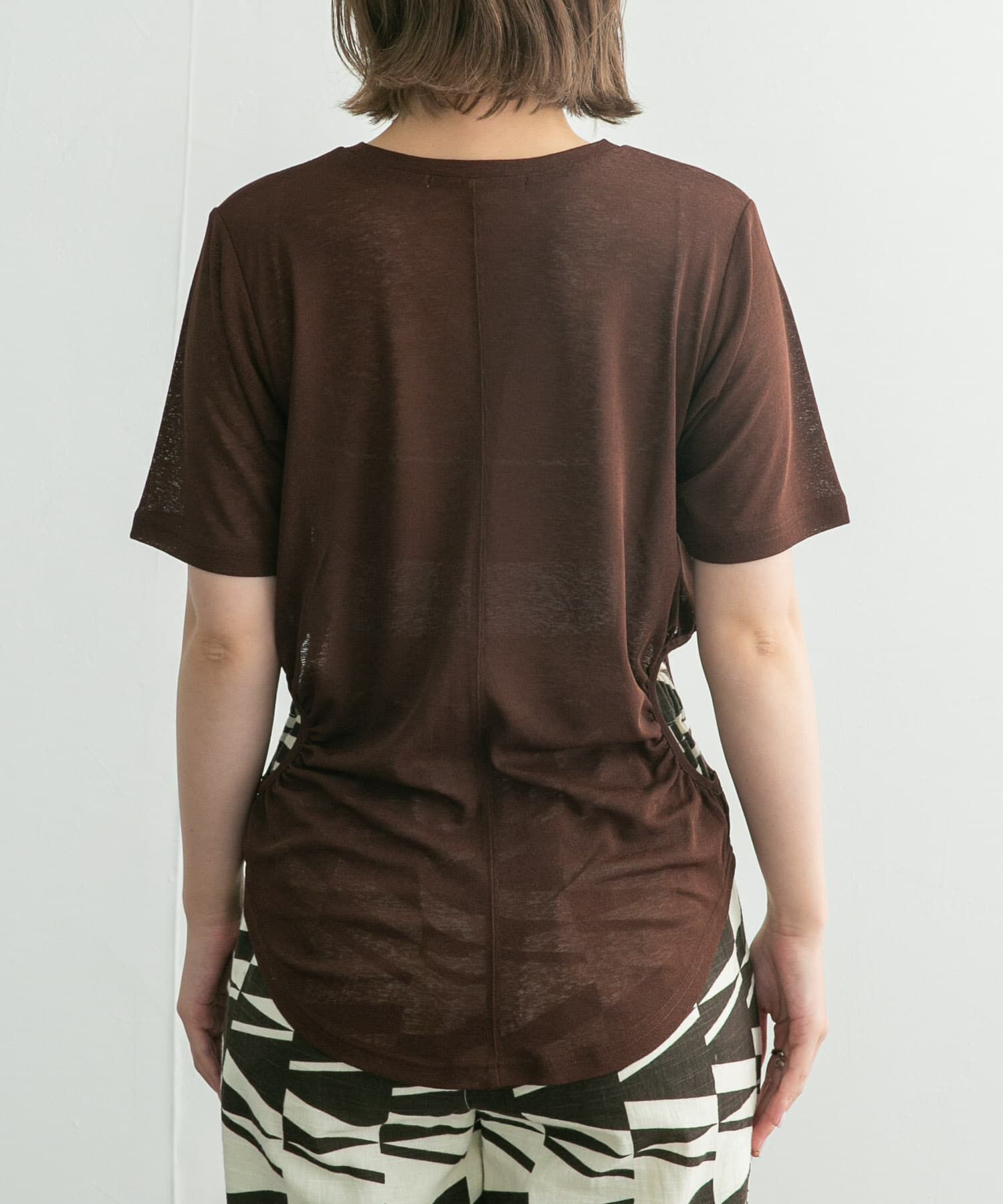  「サイドオープンカットソー」|Tシャツ・カットソー|