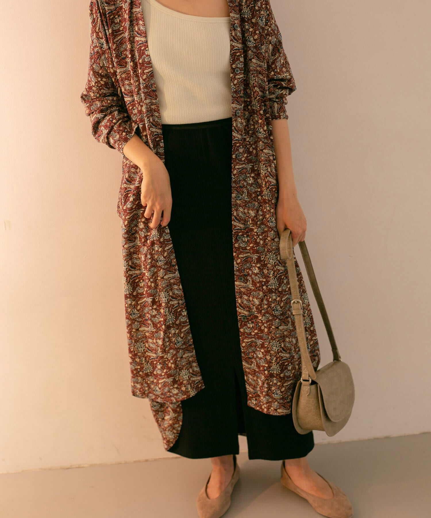  「サイドポケットリブタイトスカート」|スカート|