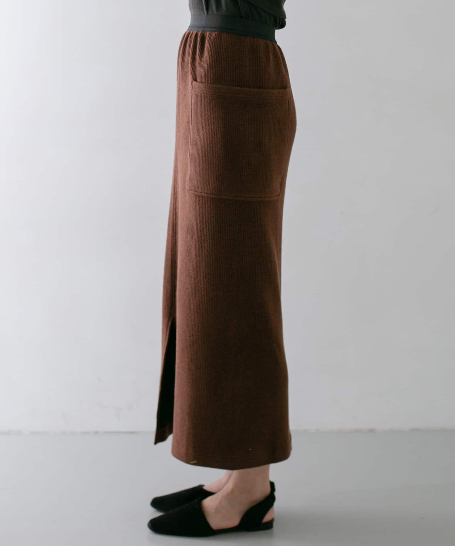  「サイドポケットリブタイトスカート」|スカート|
