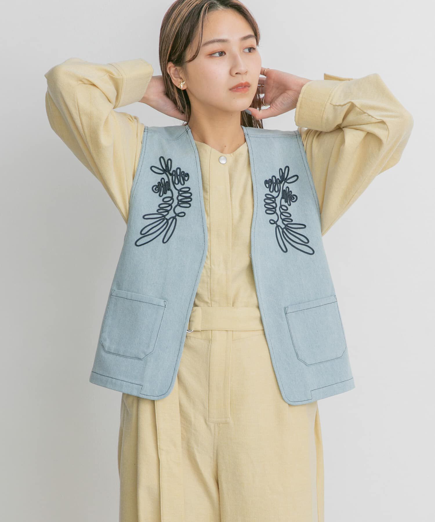  「BIGシルエットジャンプスーツ」|スカート|