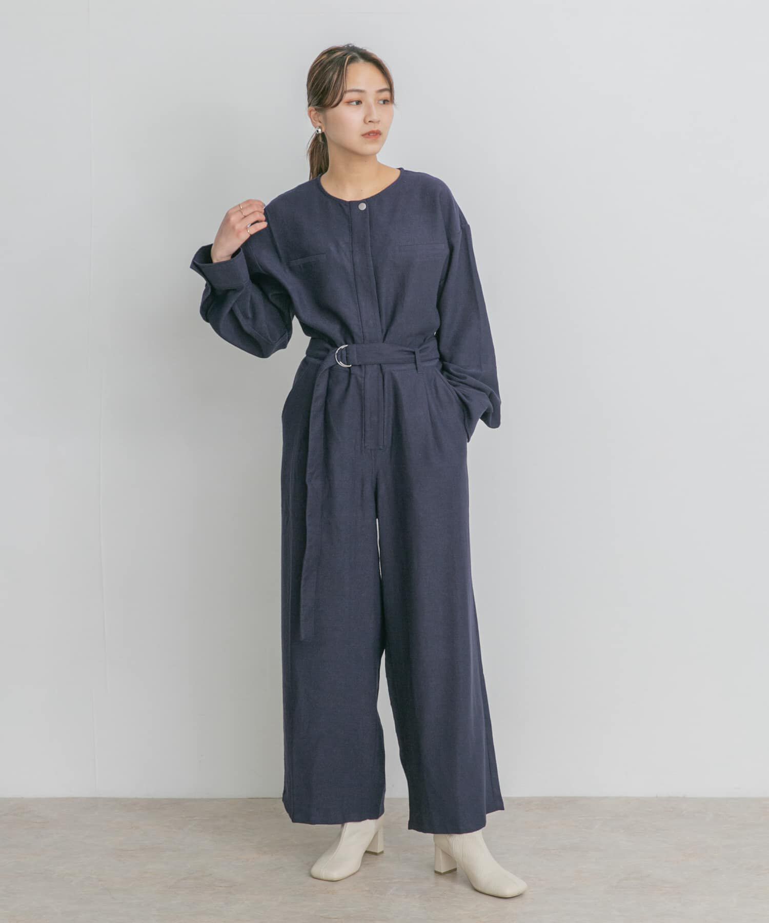  「BIGシルエットジャンプスーツ」|スカート|