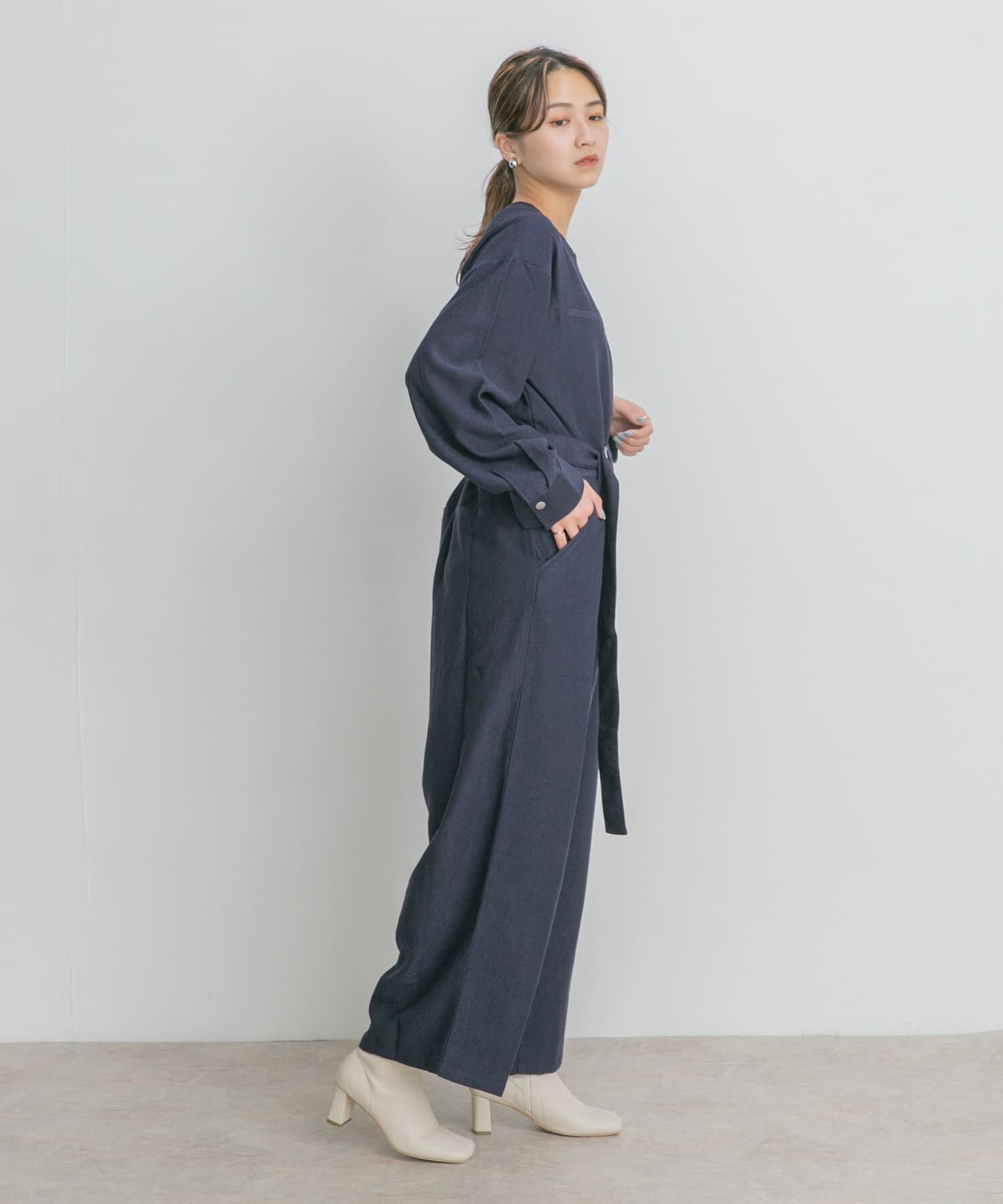  「BIGシルエットジャンプスーツ」|スカート|