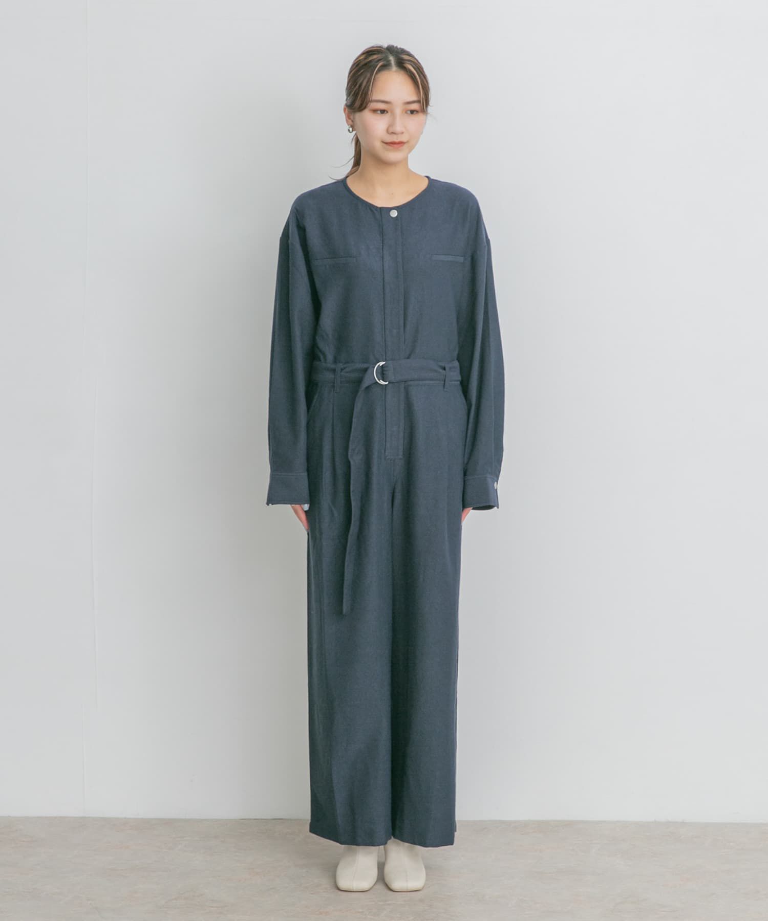  「BIGシルエットジャンプスーツ」|スカート|