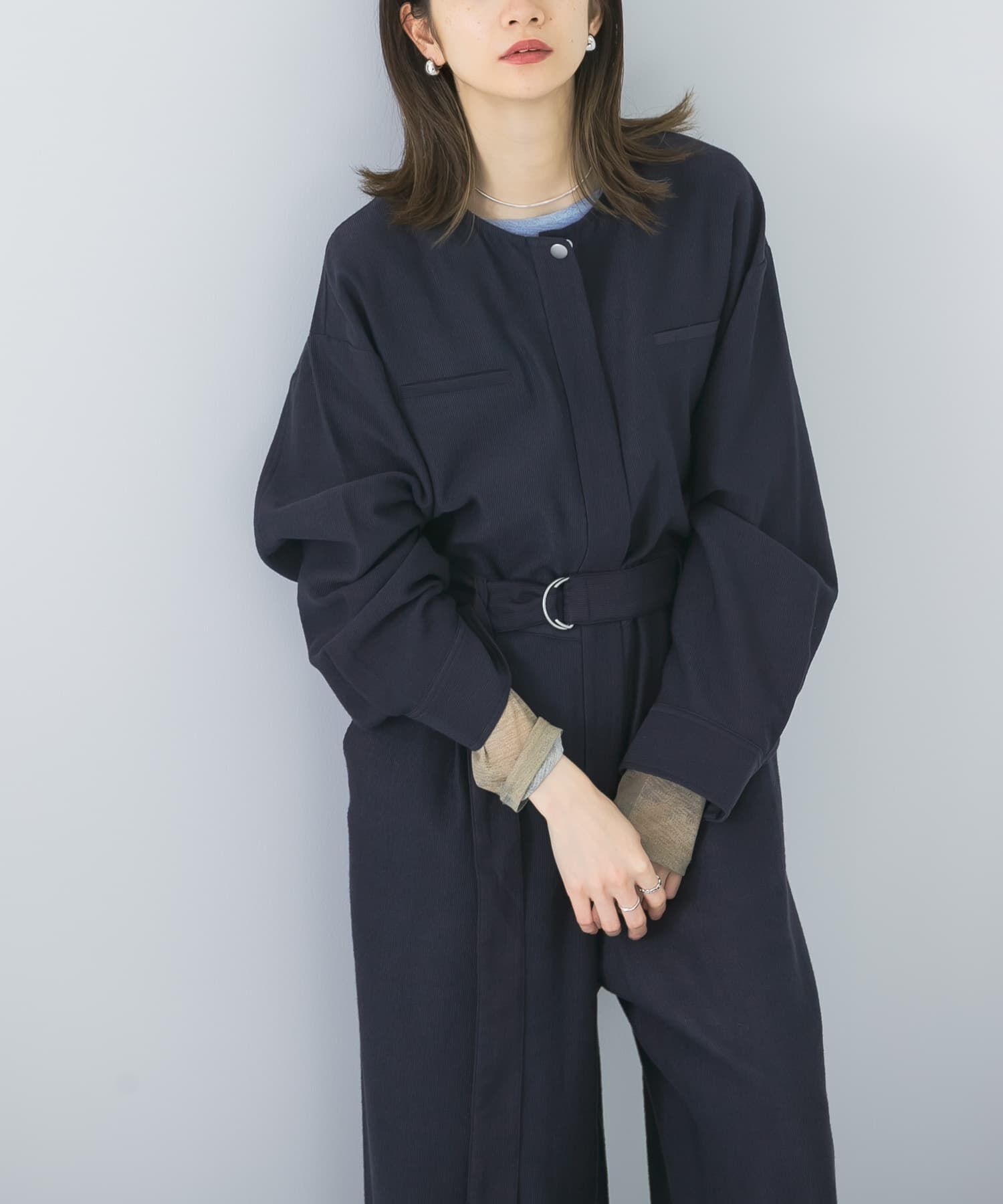  「BIGシルエットジャンプスーツ」|スカート|