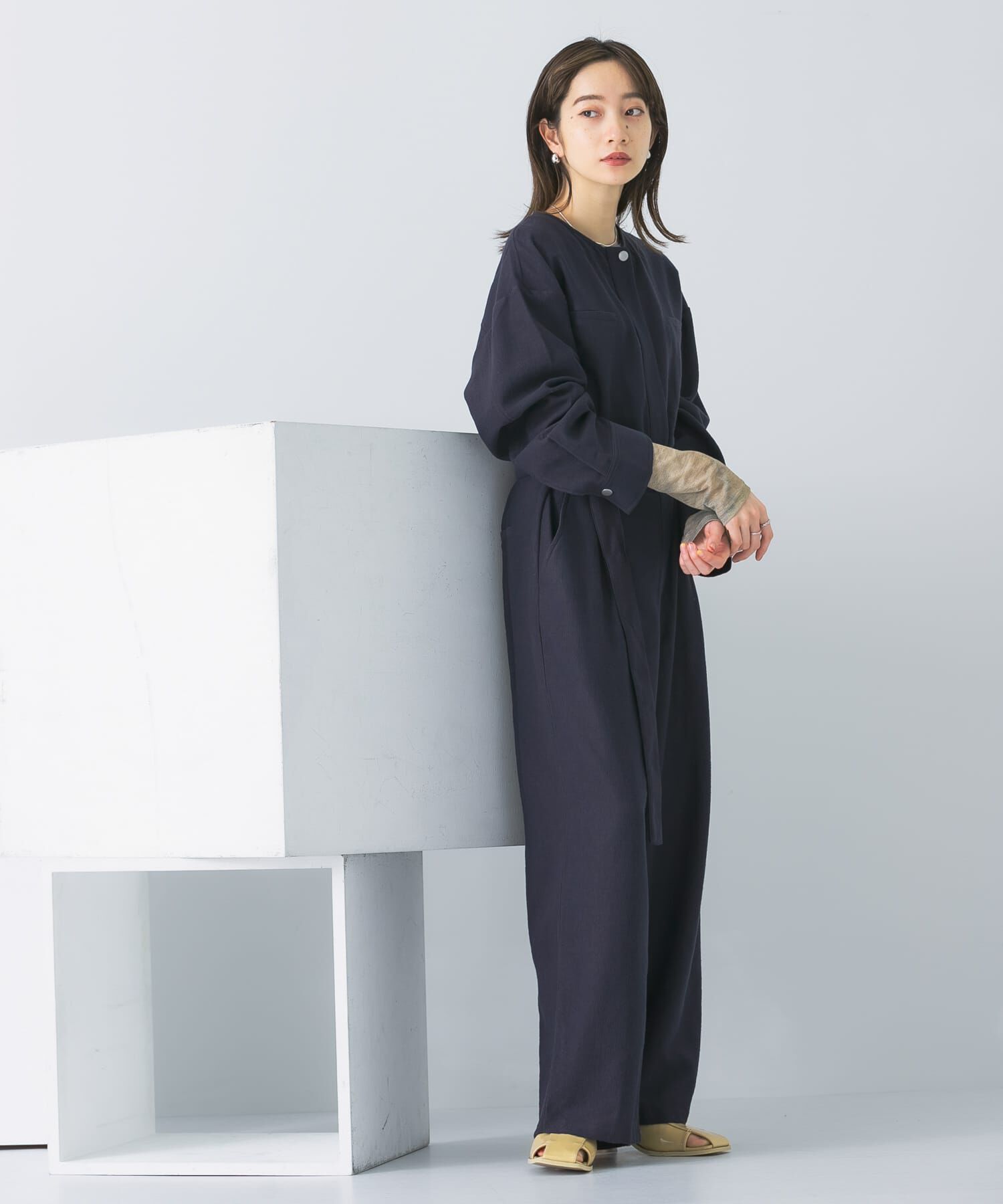  「BIGシルエットジャンプスーツ」|スカート|