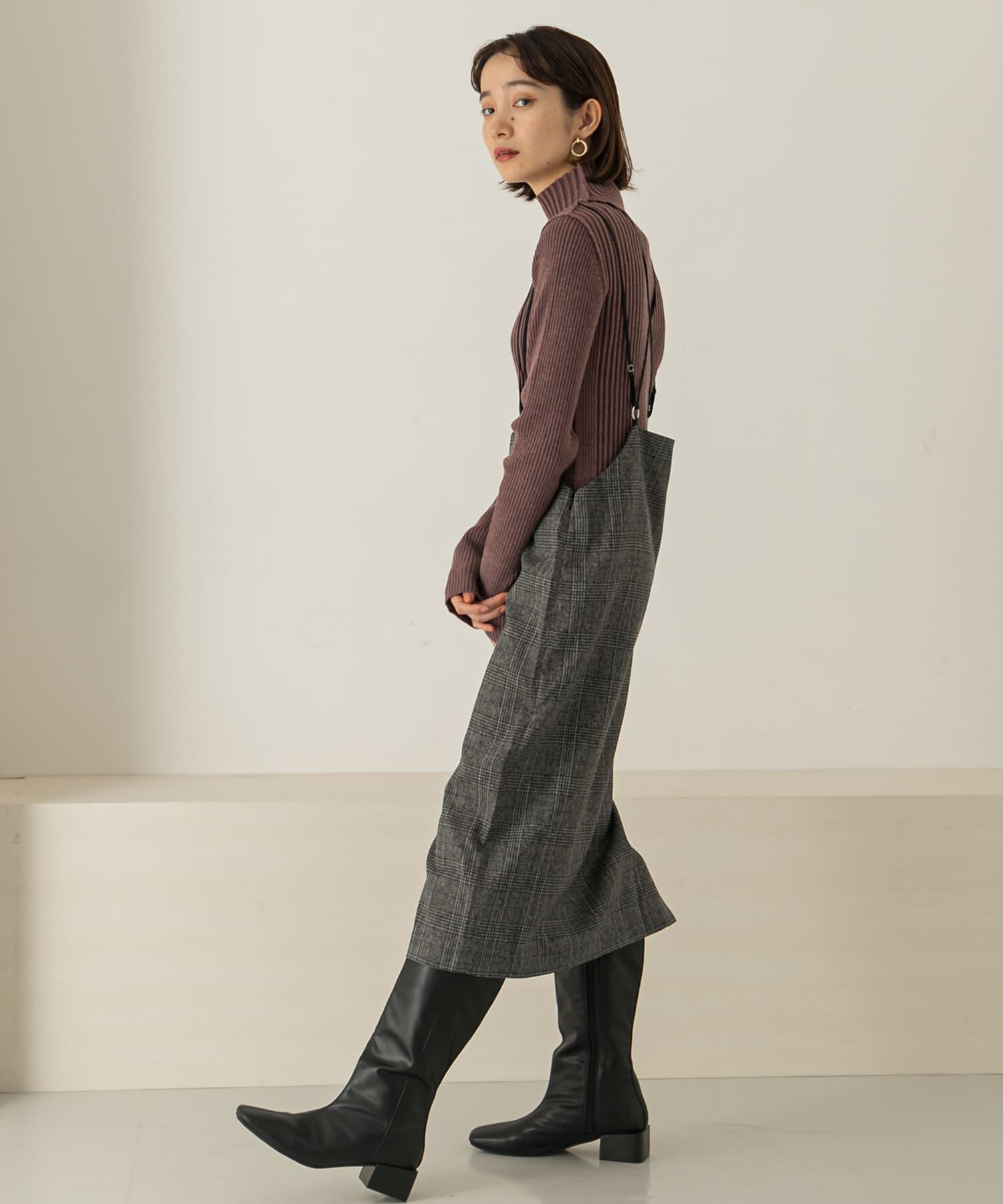  「バッククロスハイウエストスカート」|スカート|