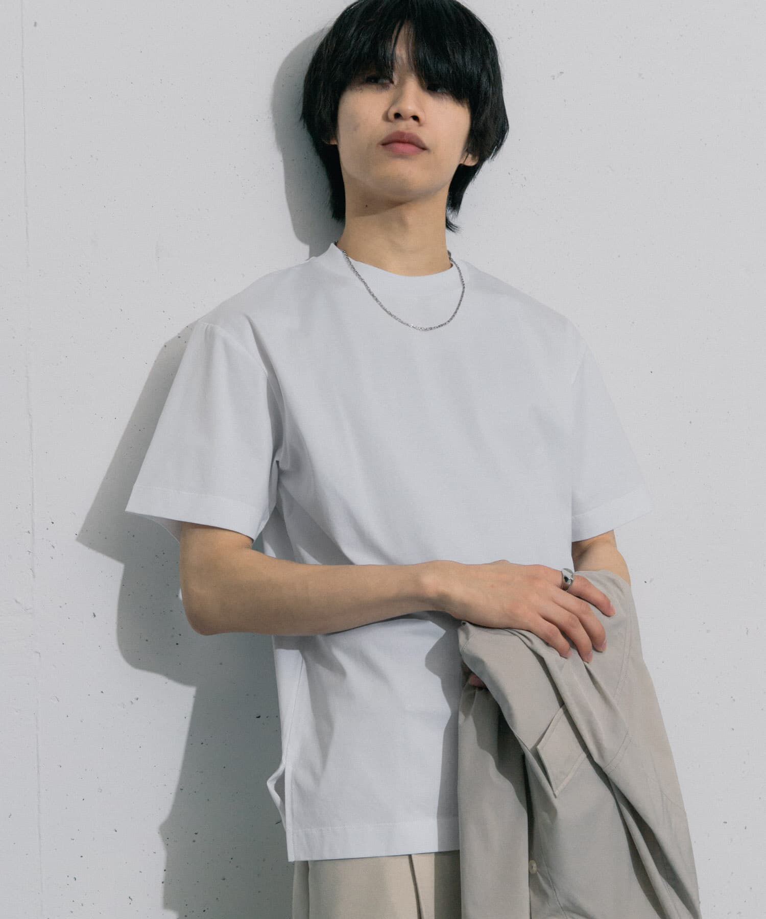 SENSE OF PLACE by URBAN RESEARCH「シルケットTシャツ(5分袖)」|Tシャツ・カットソー|