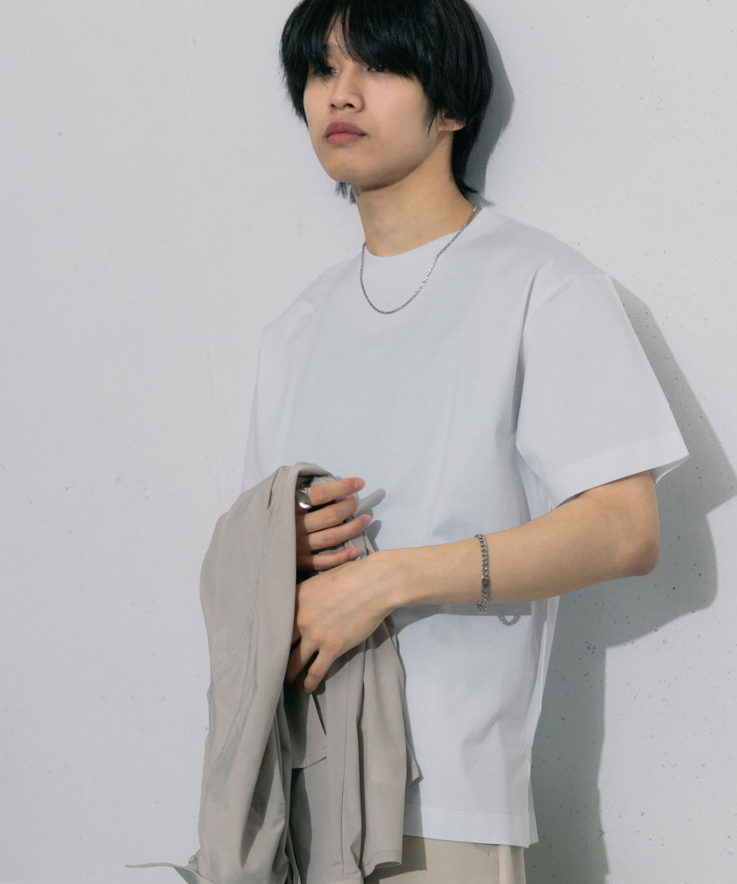 SENSE OF PLACE by URBAN RESEARCH「シルケットTシャツ(5分袖)」|Tシャツ・カットソー|