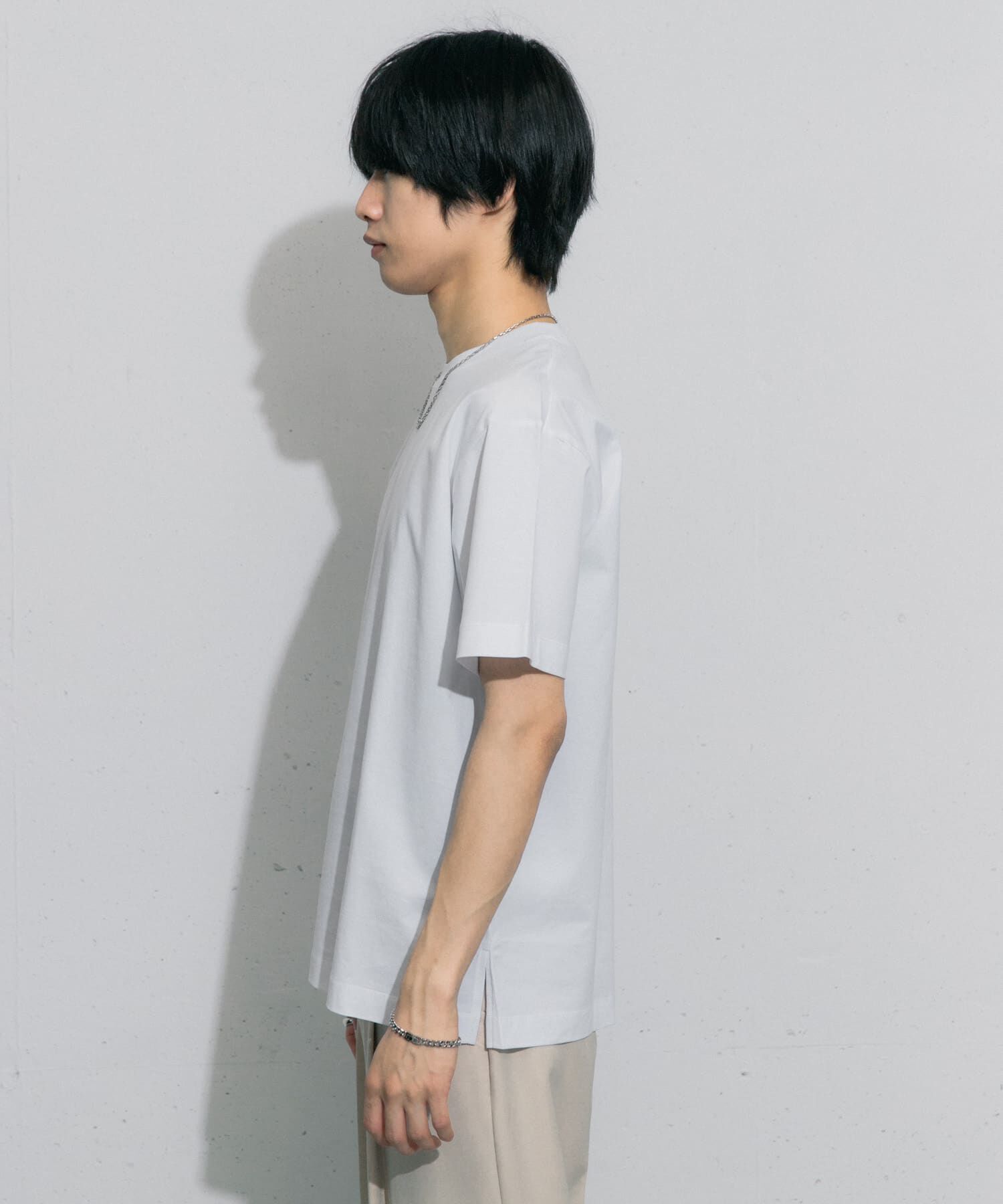 SENSE OF PLACE by URBAN RESEARCH「シルケットTシャツ(5分袖)」|Tシャツ・カットソー|