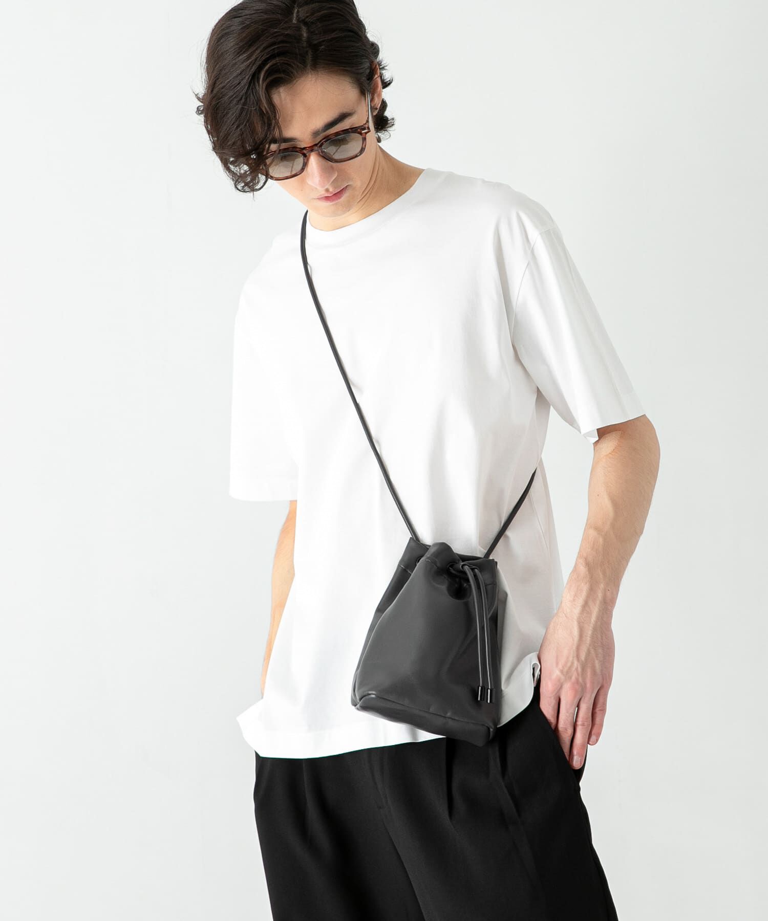 SENSE OF PLACE by URBAN RESEARCH「シルケットTシャツ(5分袖)」|Tシャツ・カットソー|