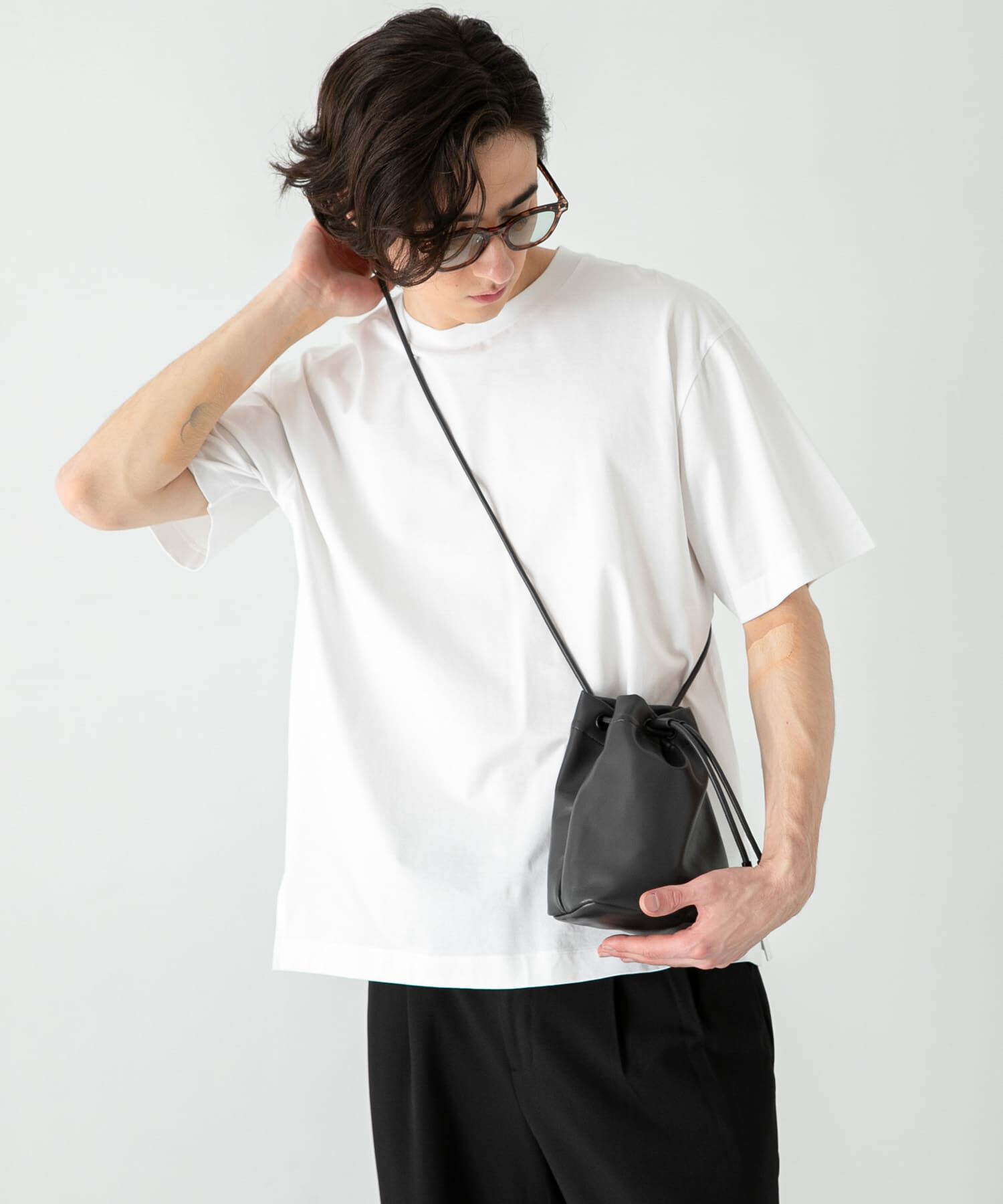 SENSE OF PLACE by URBAN RESEARCH「シルケットTシャツ(5分袖)」|Tシャツ・カットソー|